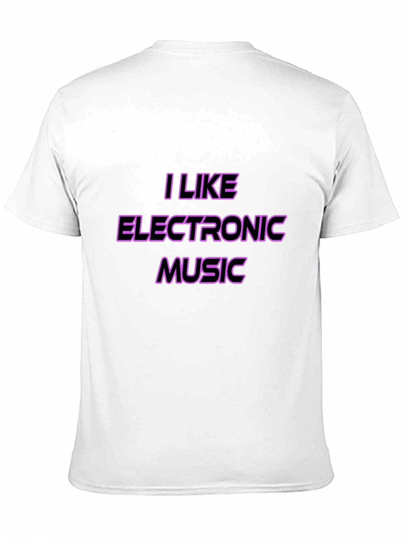 Black I Like Electronic Music Black T-Shirt view 11