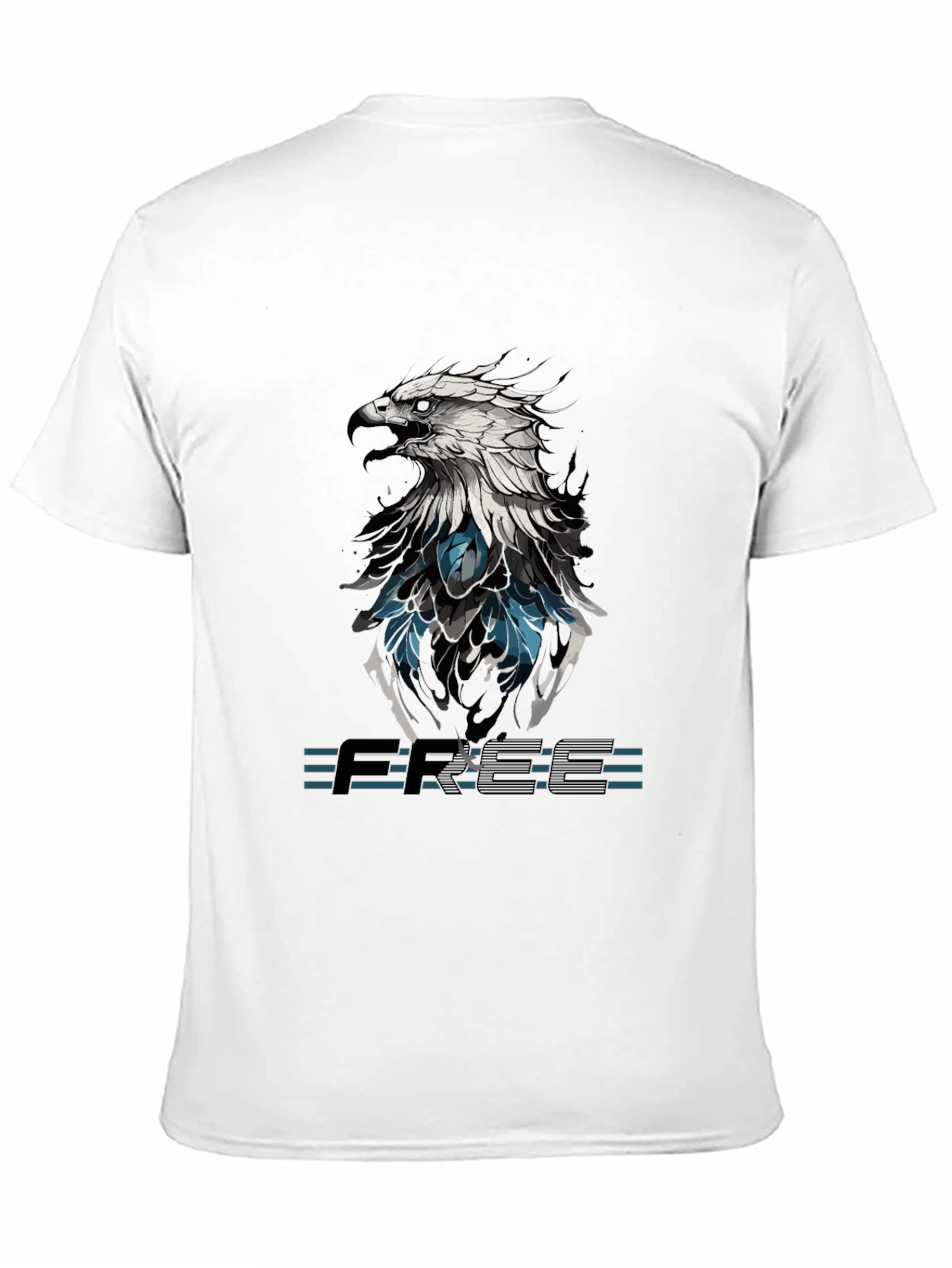 Black Eagle Graphic T-Shirt - Black view 11