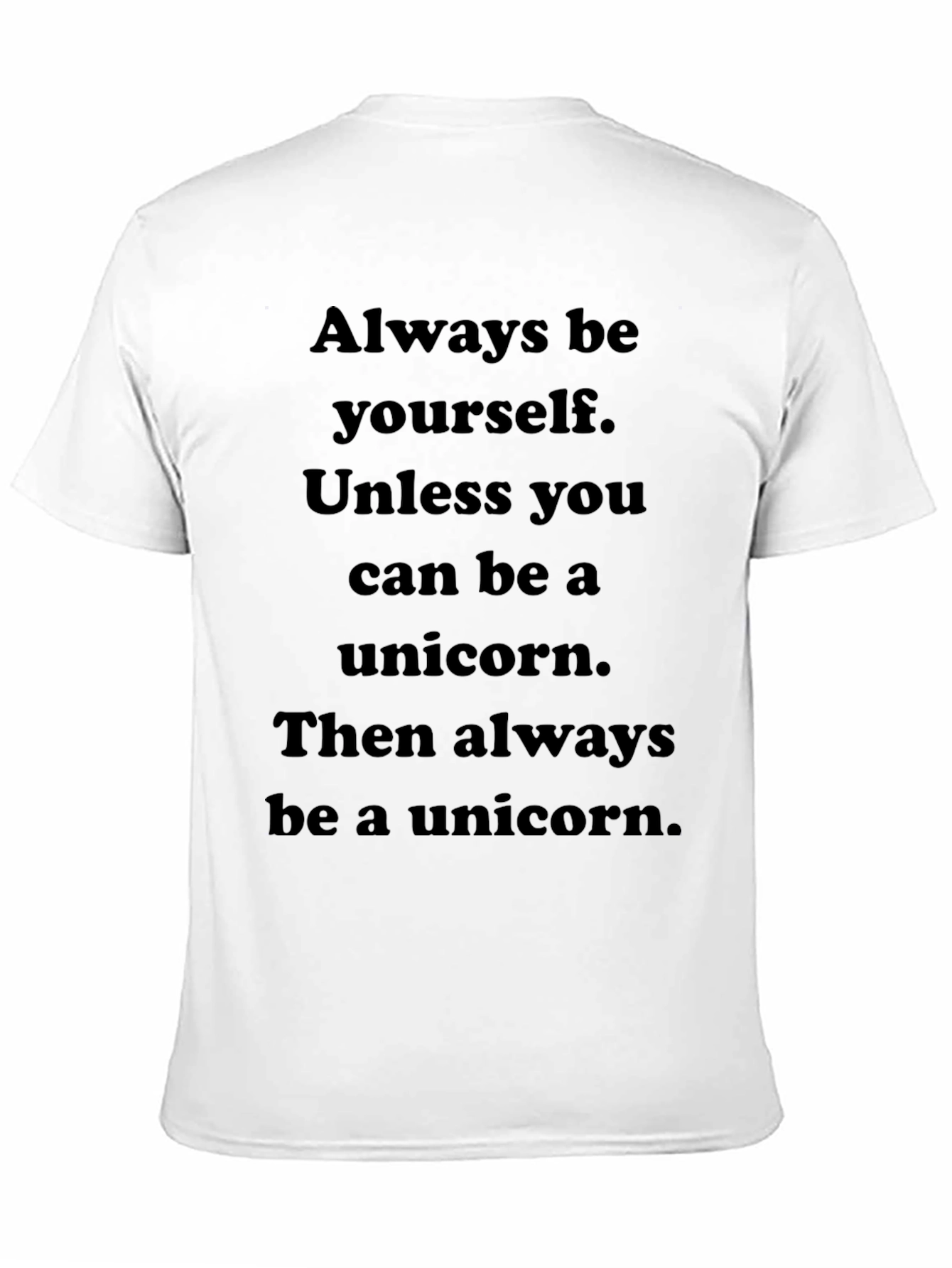Black Always Be Yourself Unicorn T-Shirt view 11