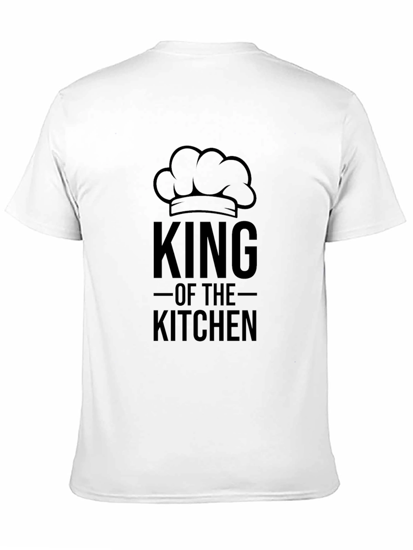 Black King of the Kitchen Black T-Shirt view 11