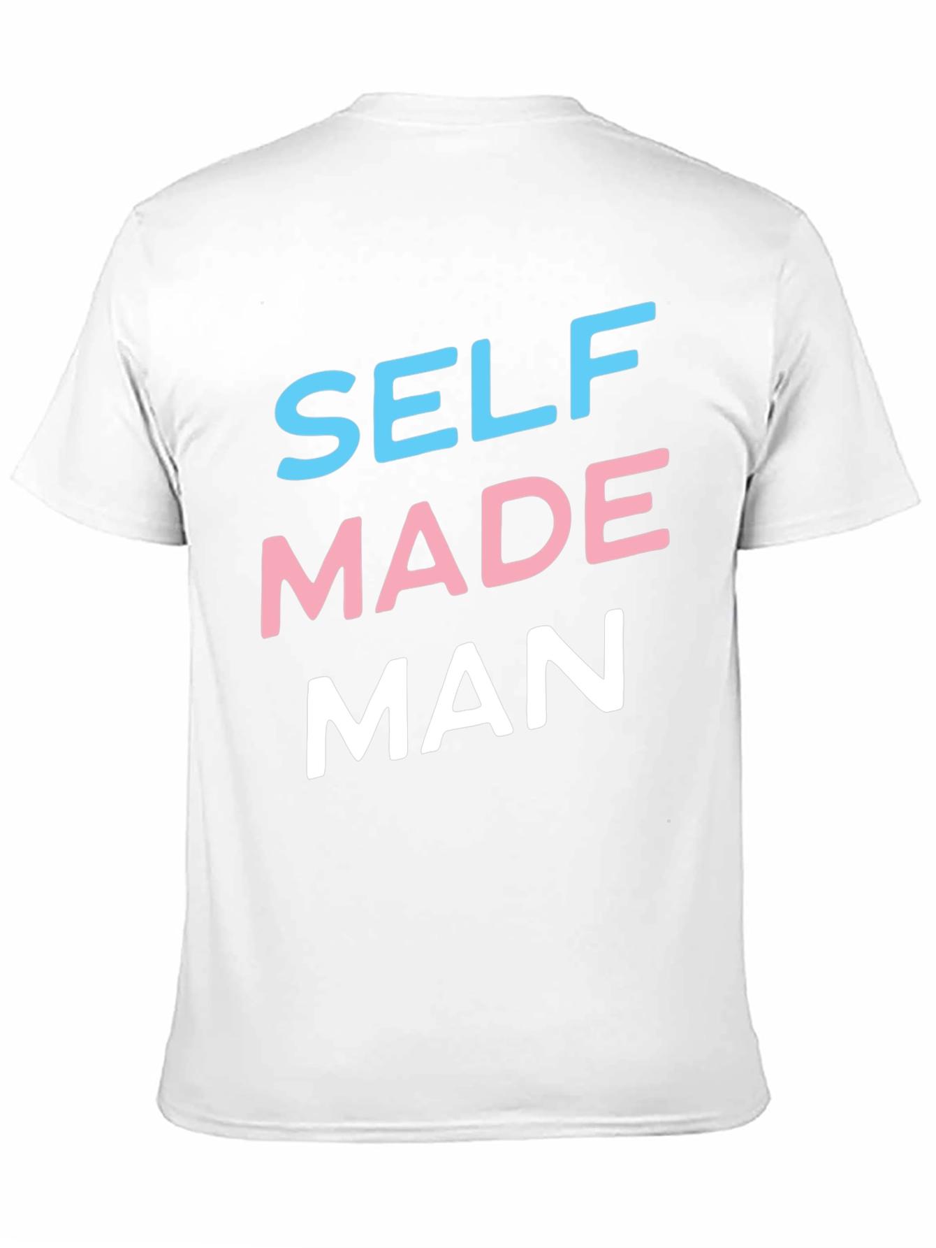 Black Self Made Man Graphic Tee - Black Casual T-Shirt view 11