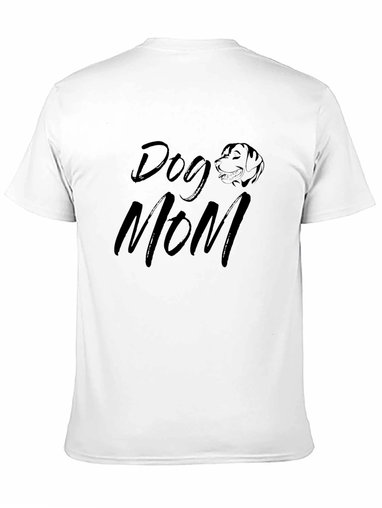 Black Dog Mom T-Shirt - Black Graphic Tee view 11