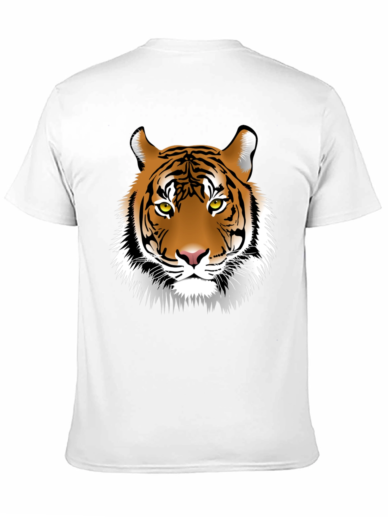 Black Cool Tiger Graphic Tee - Black Cotton Shirt view 11