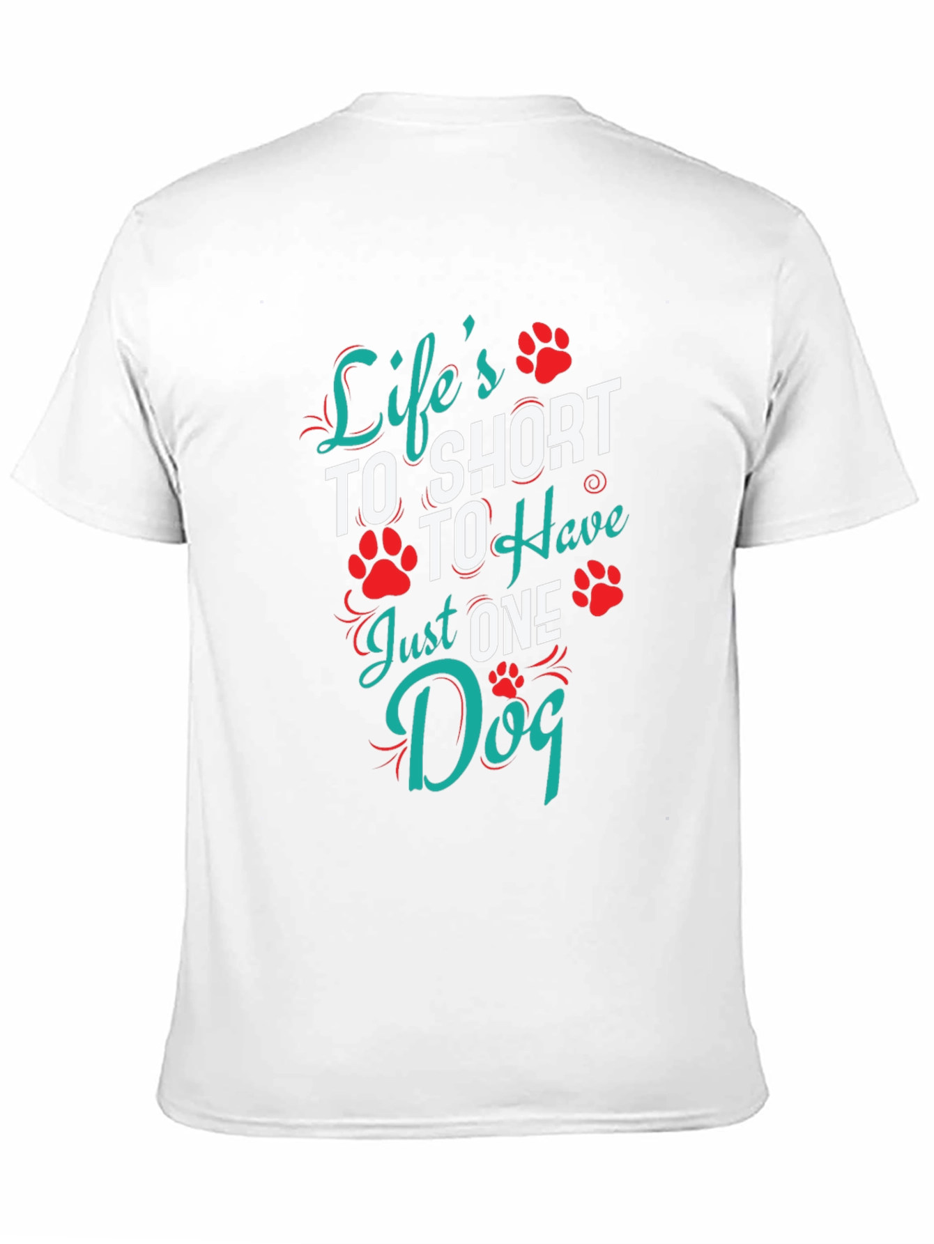 Black Life's Too Short Dog Lover Graphic Tee view 11