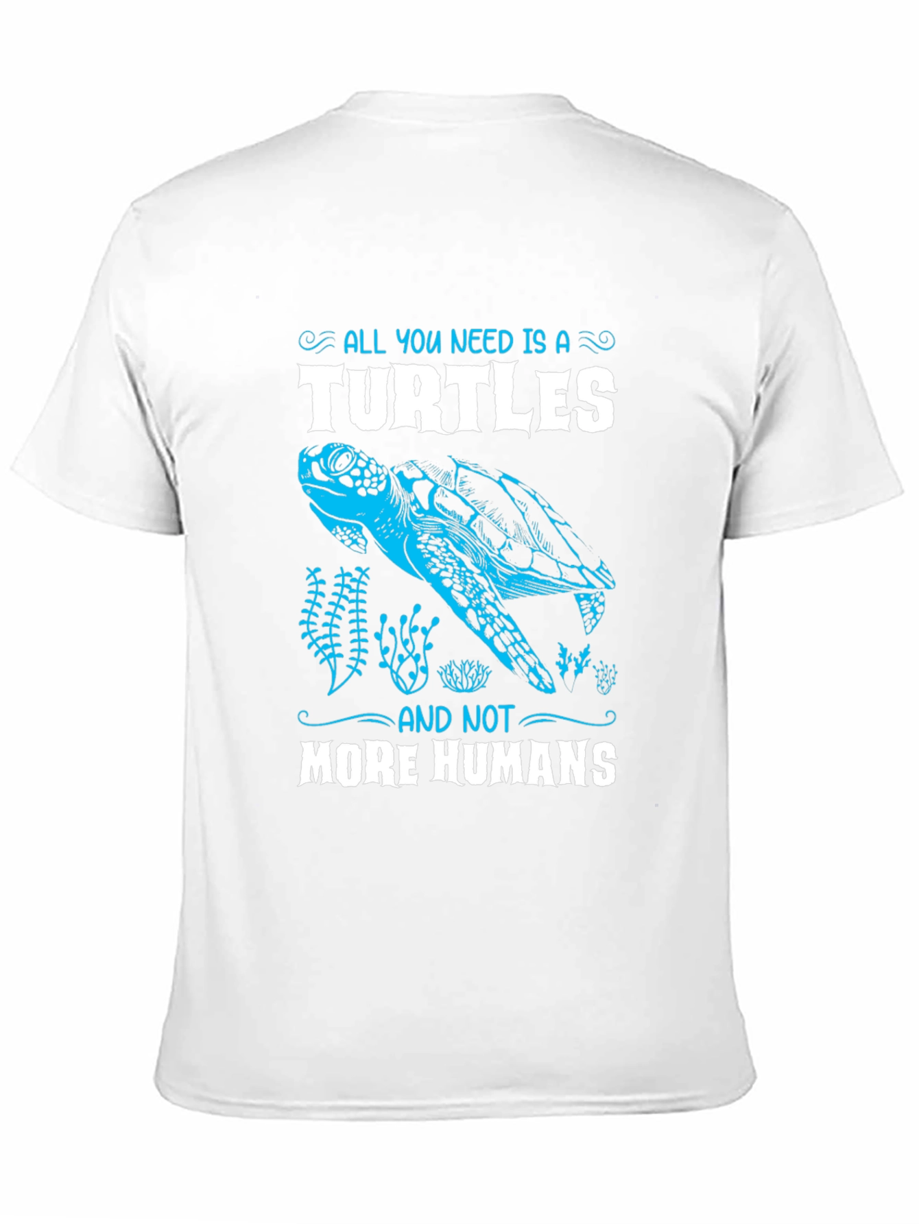Black Turtles & No More Humans Graphic Tee view 11
