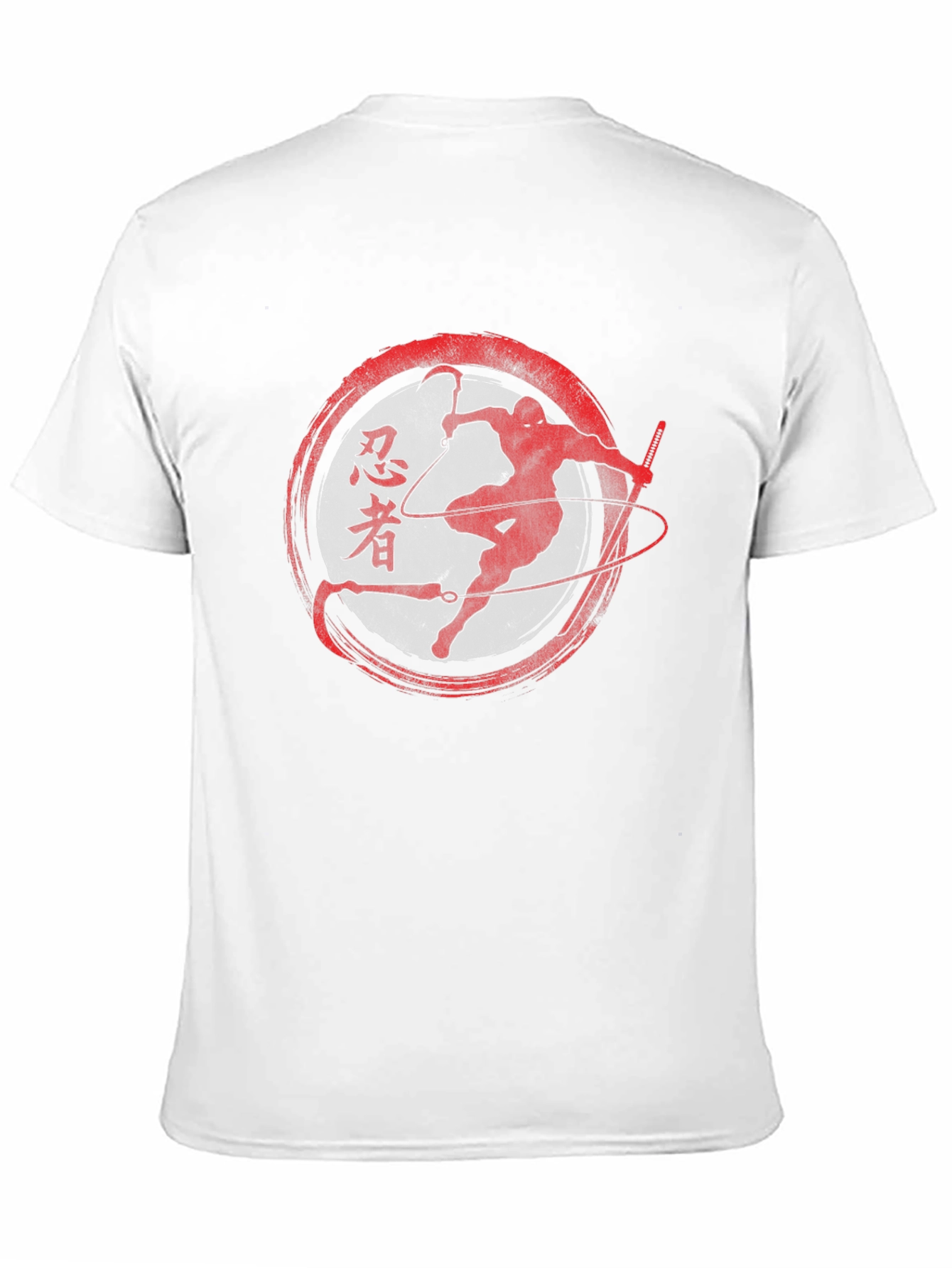 Black Ninja Warrior Graphic Tee - Black Cotton T-Shirt view 11