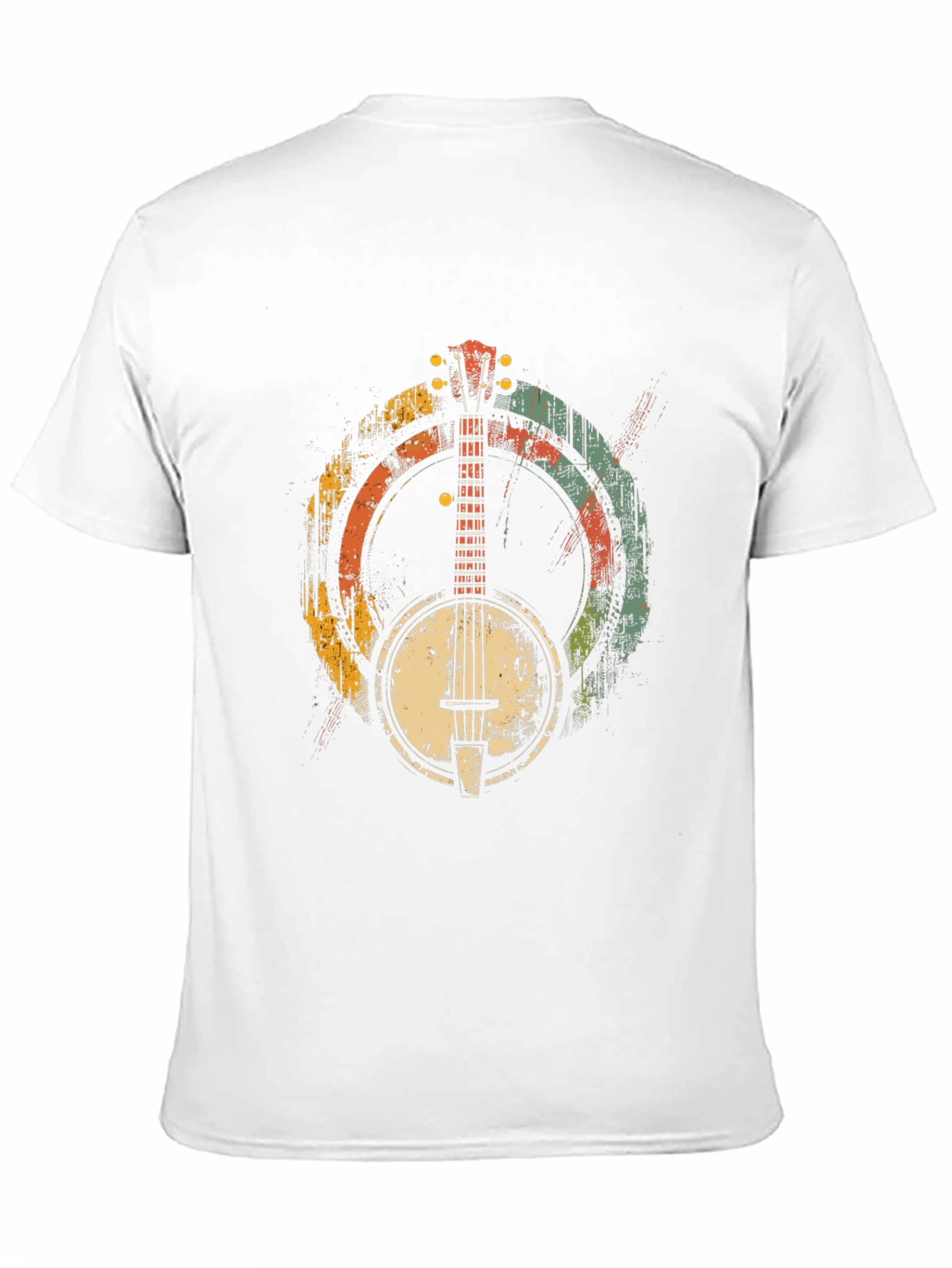 Black Retro Banjo Graphic Tee - Musical Style view 11