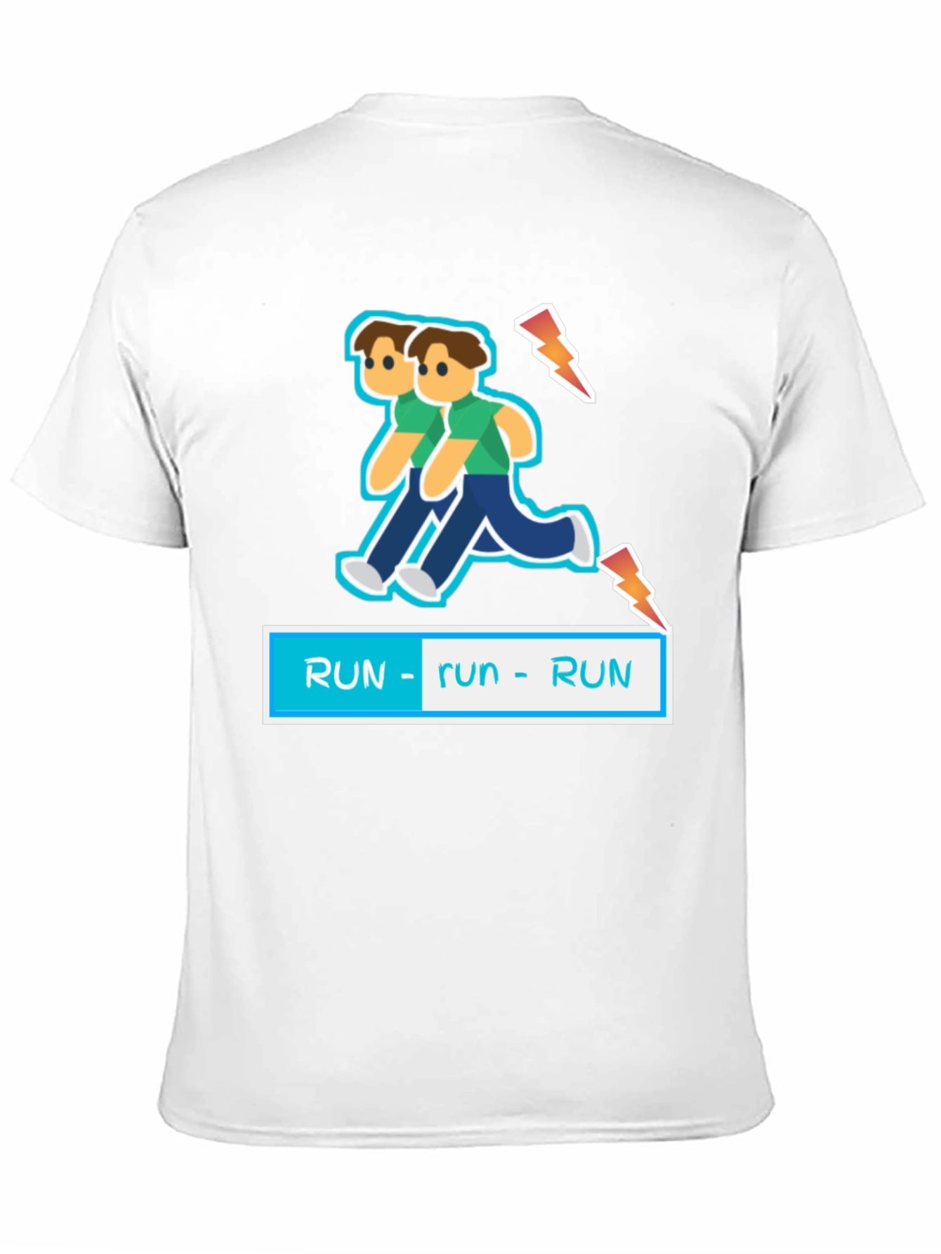 Black Run Double Trouble T-Shirt view 11