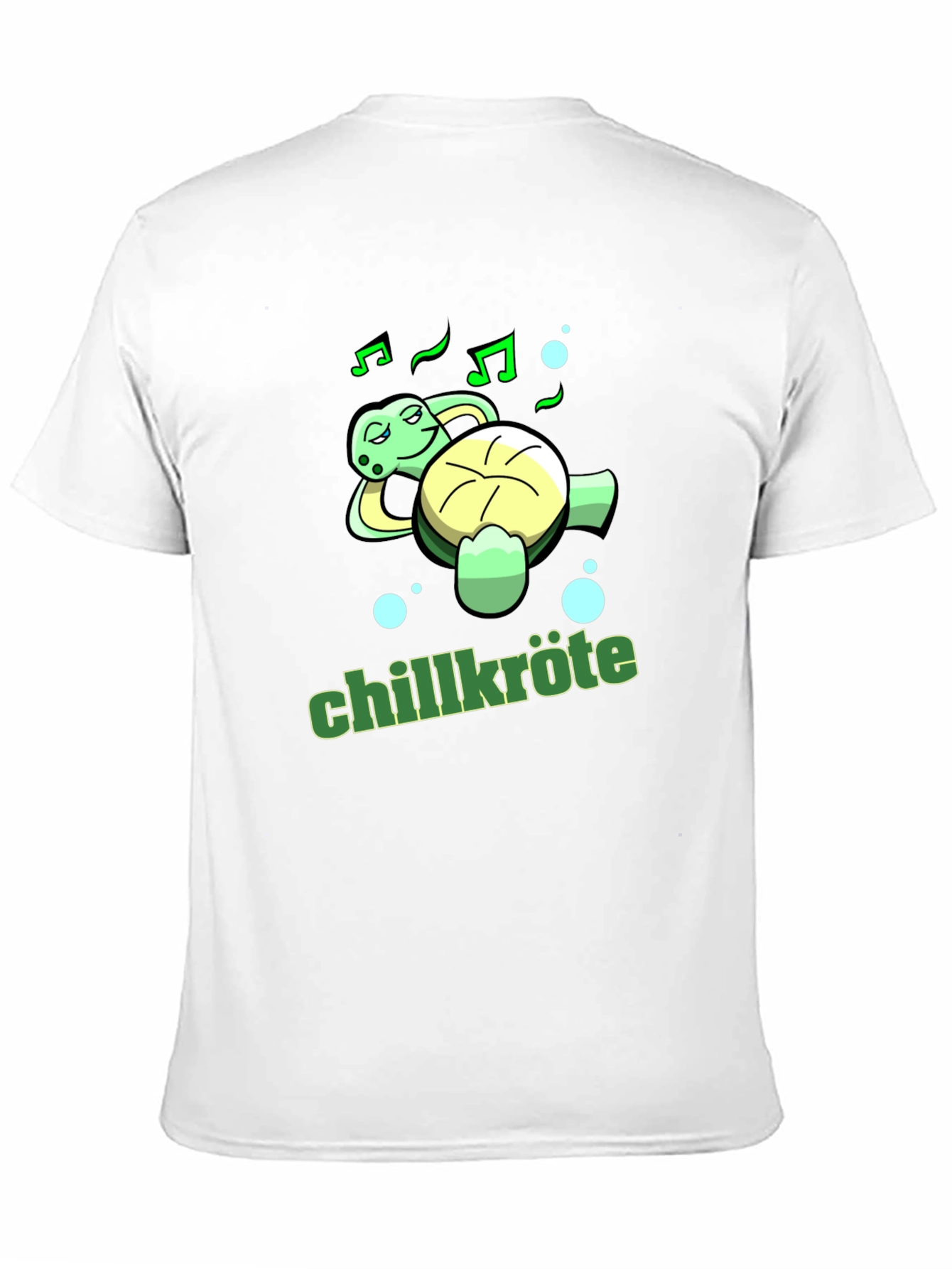 Black Chillkröte Turtle T-Shirt Relaxed Music Lover Tee view 11