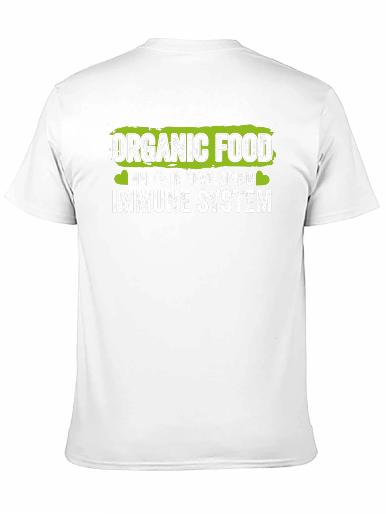 Black Organic Food Immune System Black T-Shirt view 11