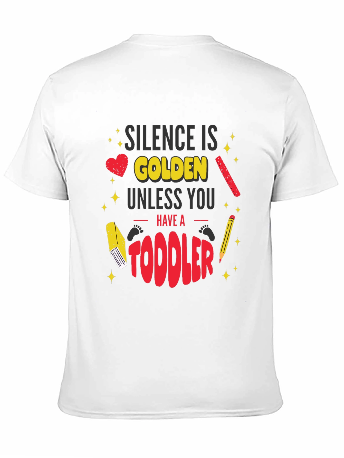 Black Silence is Golden Toddler Graphic T-Shirt view 11