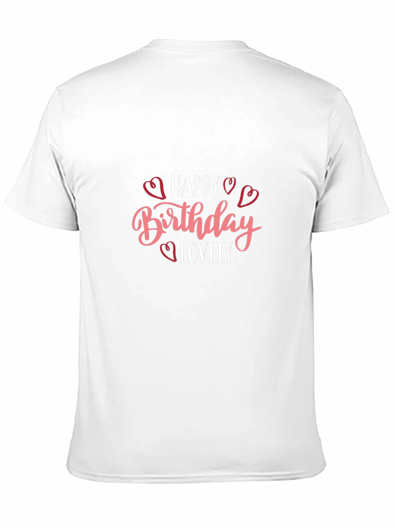 Black Happy Birthday Lovely Graphic Tee view 11