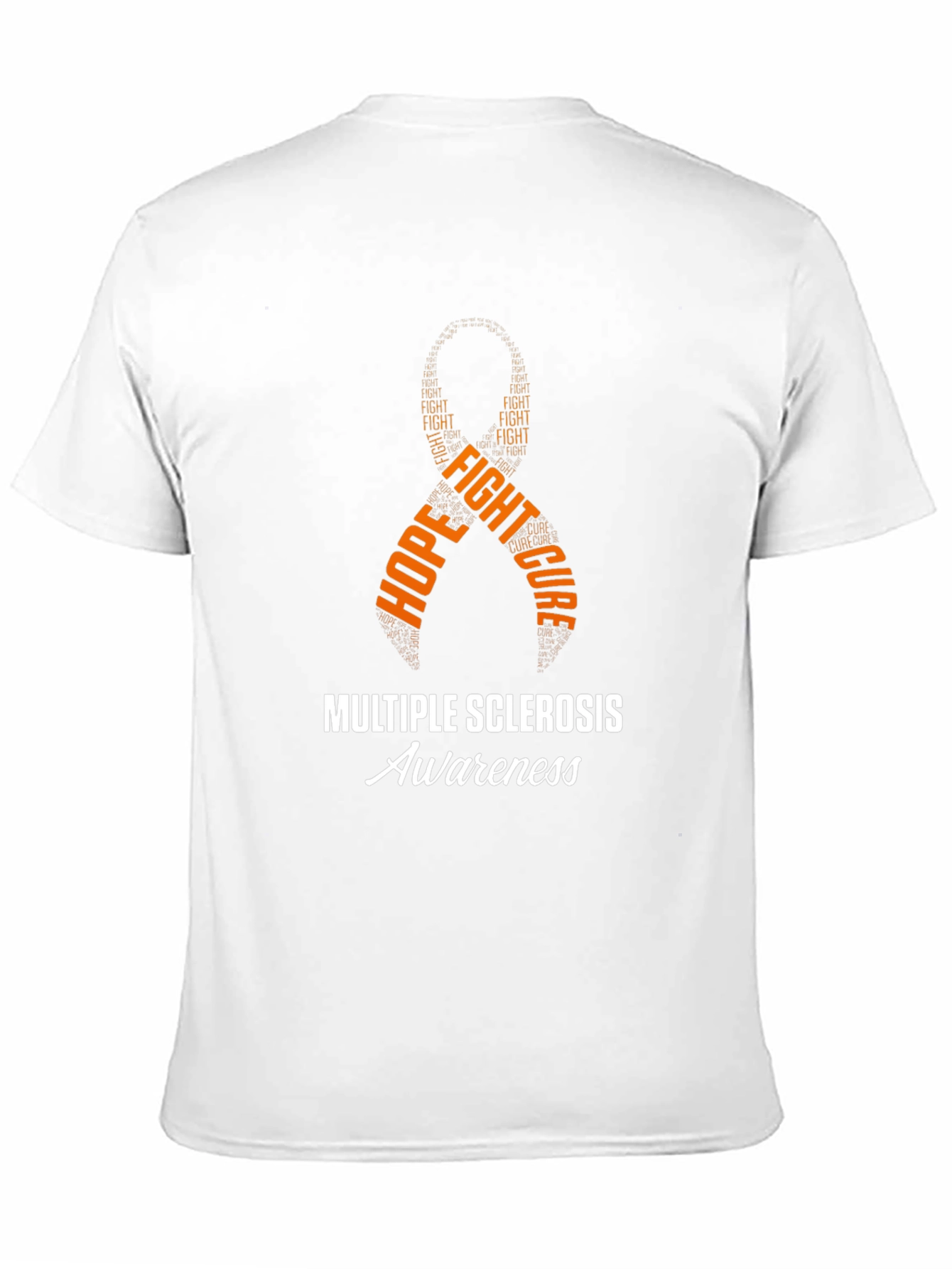 Multiple Sclerosis Awareness Ribbon T-Shirt - 11