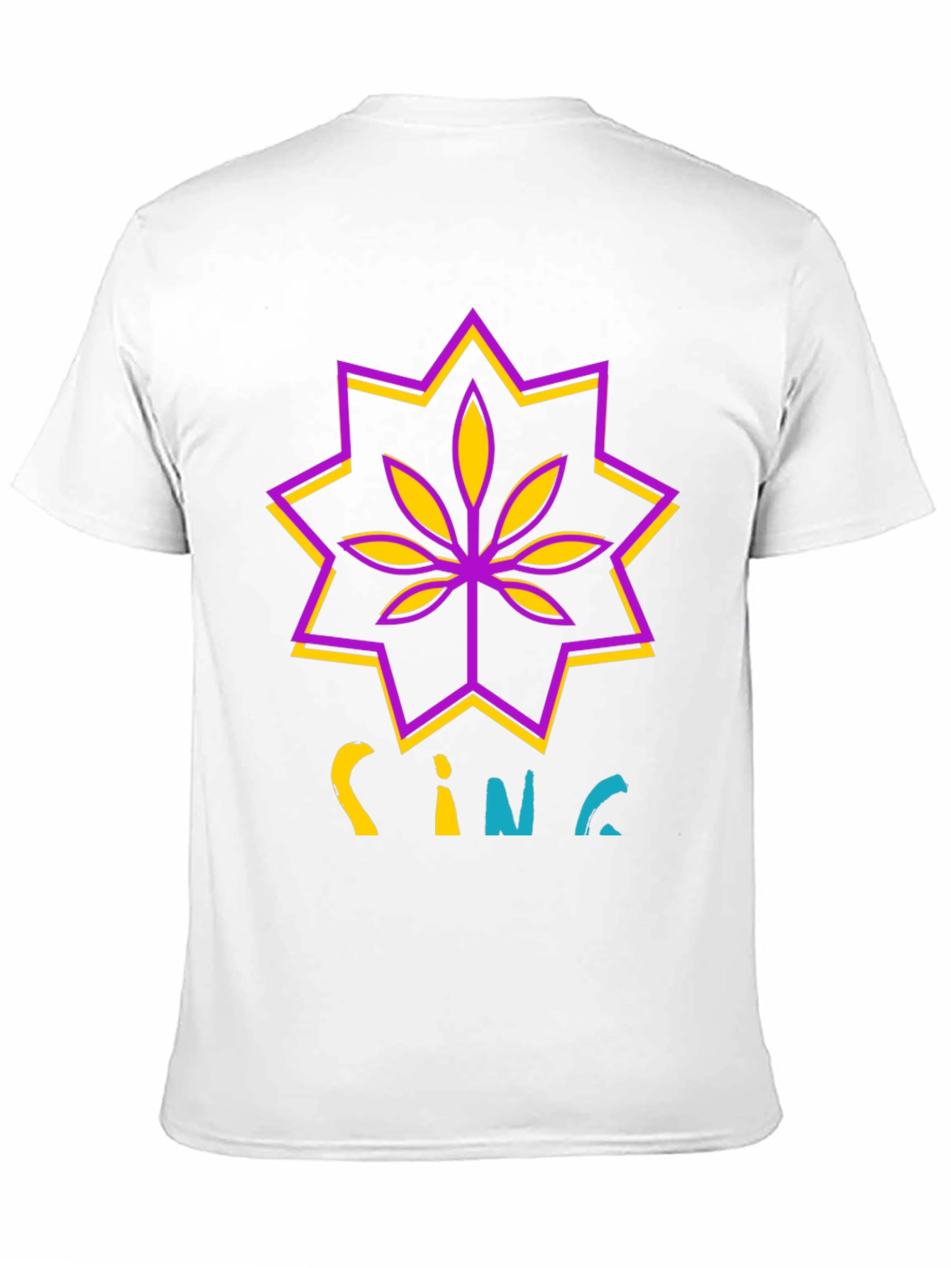 Black Stylish Black T-Shirt with Cannabis-Inspired Graphic Print view 11