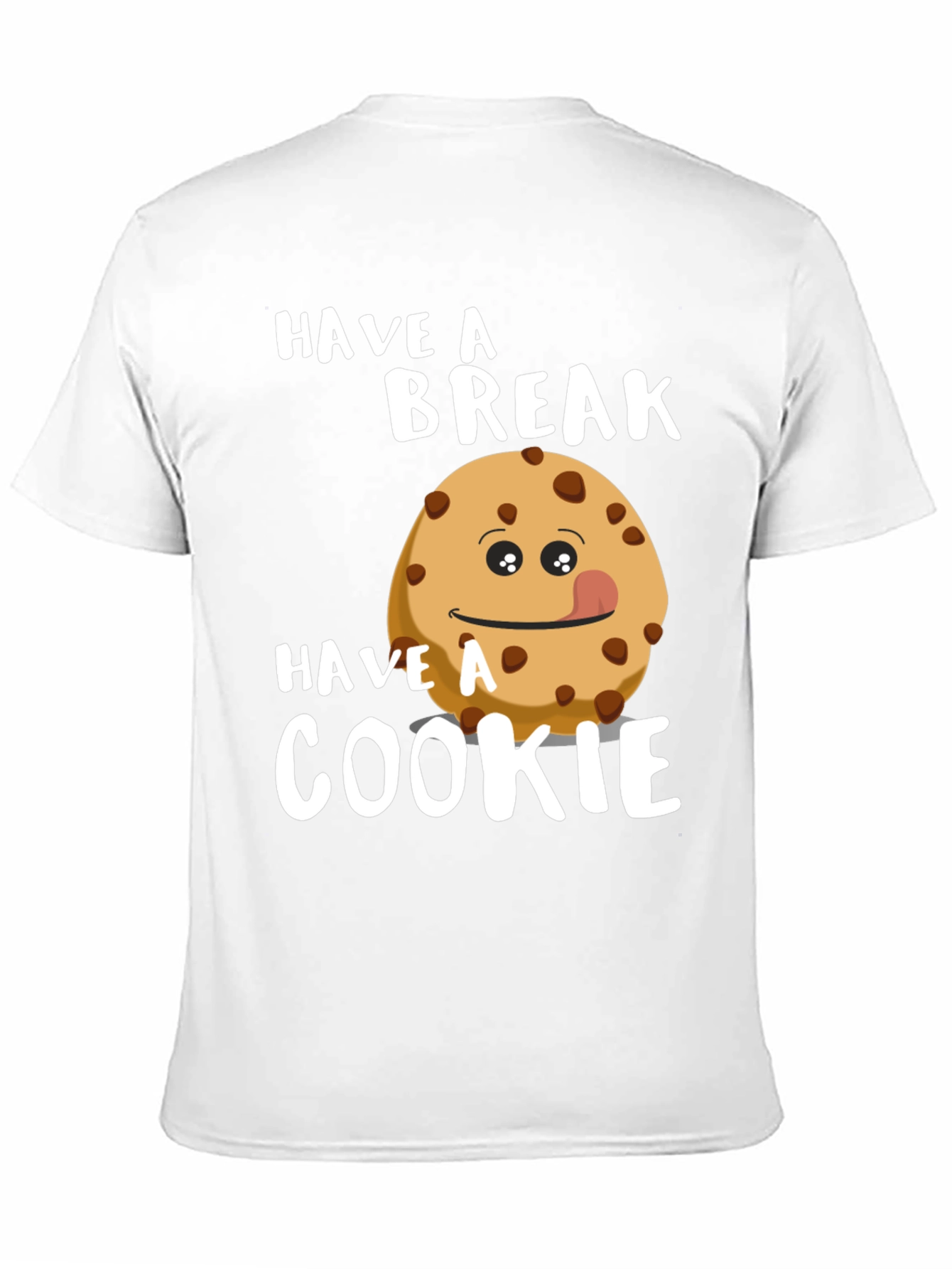Black Have a Break, Have a Cookie T-Shirt view 11