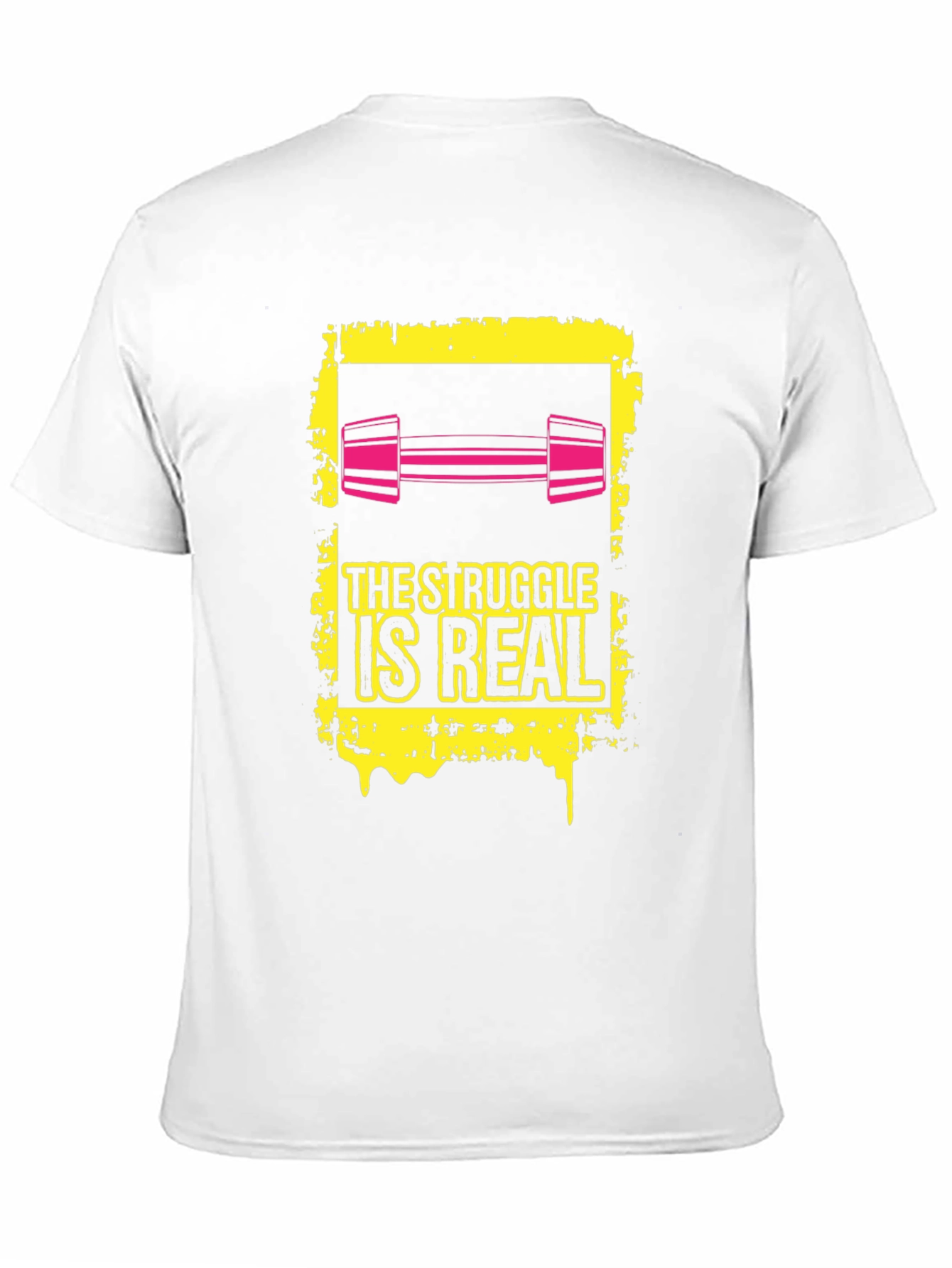 The Struggle Is Real Graphic T-Shirt - Black - 11