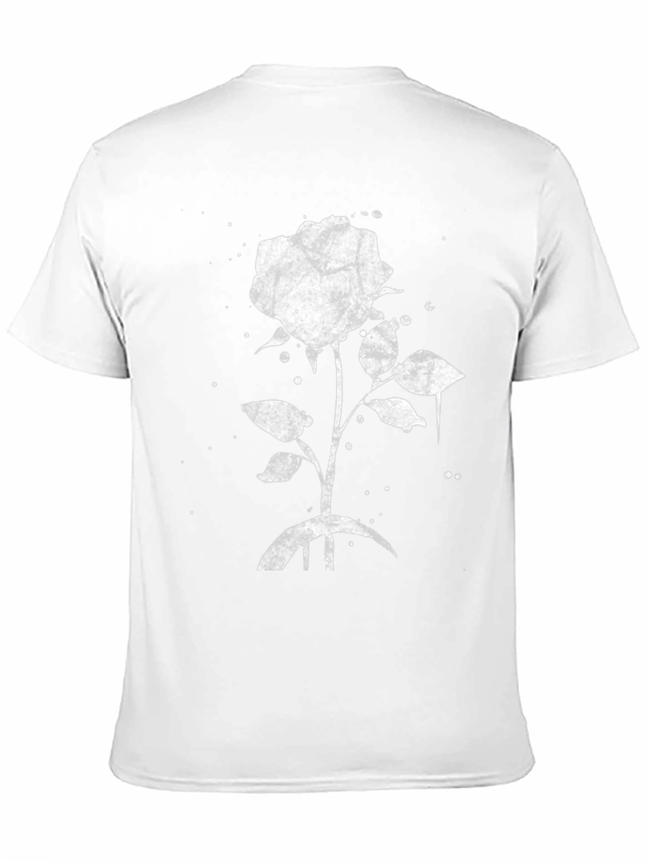 Black Black Rose Graphic Tee - Stylish & Unique view 11