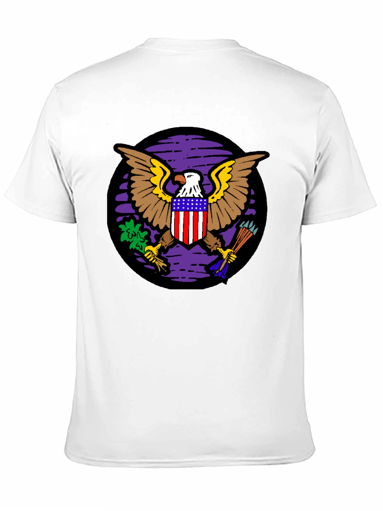 Black American Eagle Graphic Black T-Shirt view 11