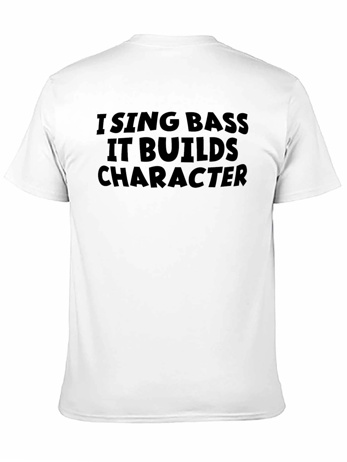 Black I Sing Bass T-Shirt - Black view 11