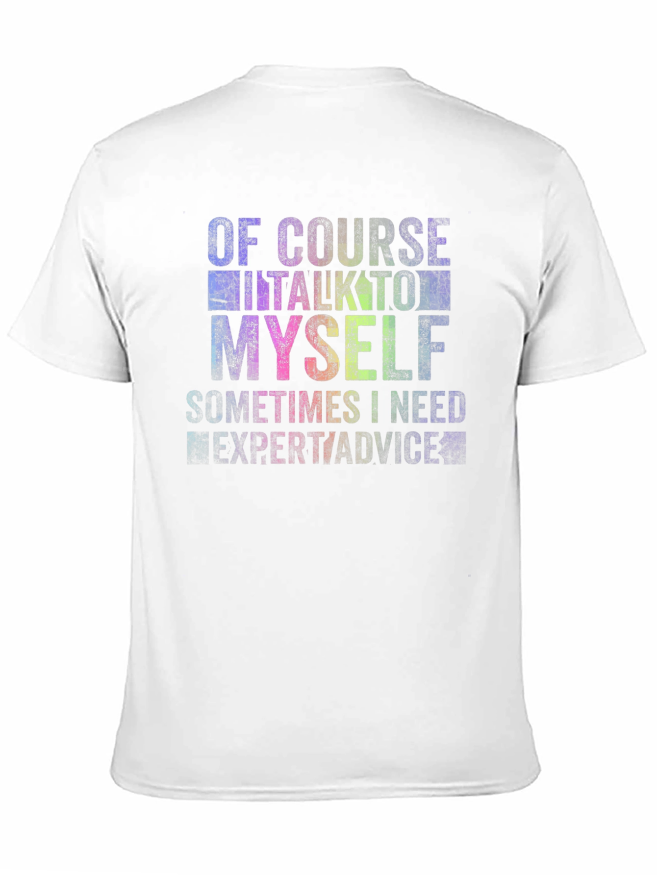 Black Funny Of Course I Talk To Myself Black T-Shirt view 11