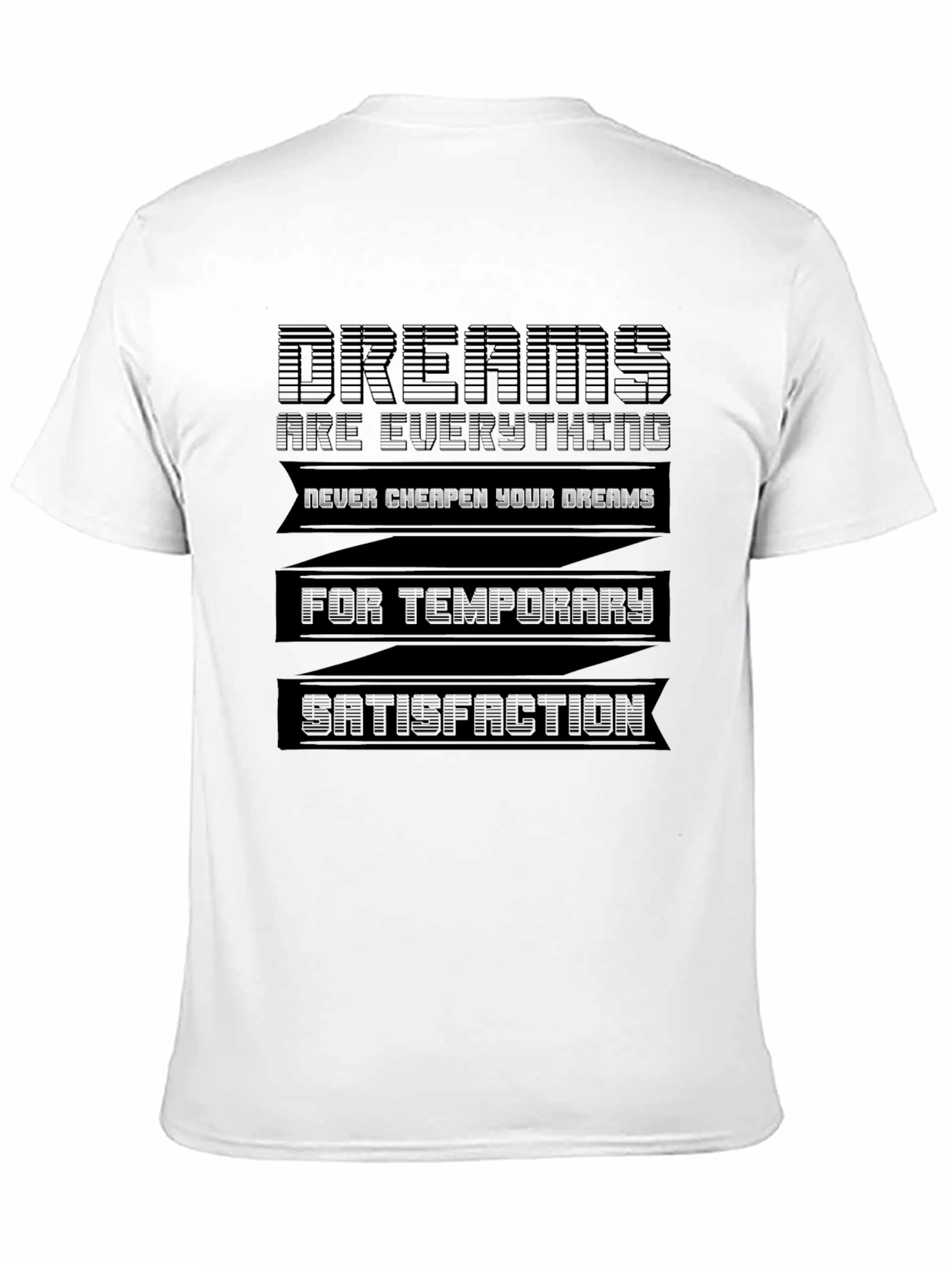 Black Dreams T-Shirt - Motivational Graphic Tee view 11