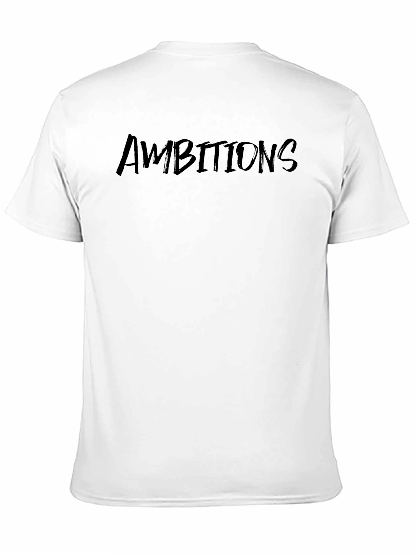 Black Ambitions Black Graphic Tee - Stylish Casual Wear view 11