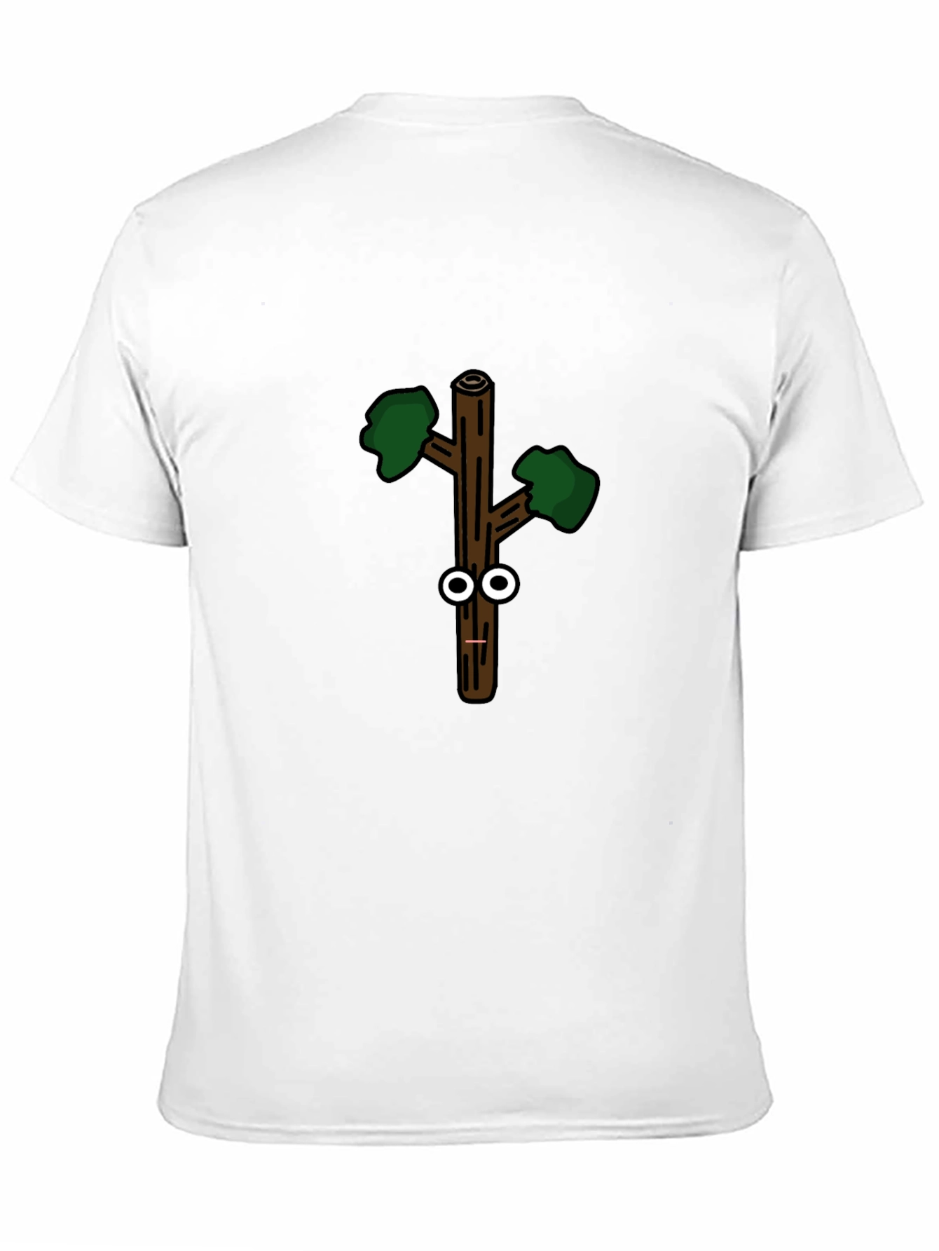 Black Funny Googly-Eyed Stick Figure Black T-Shirt view 11
