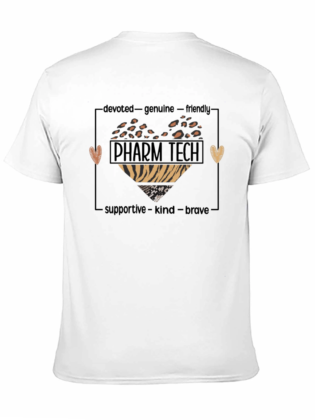 Black Pharm Tech Heart Graphic Tee - Unisex view 11