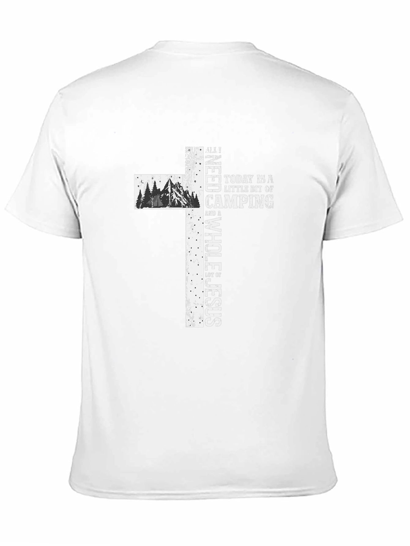 Black Camping & Jesus T-Shirt - Christian Outdoor Apparel view 11