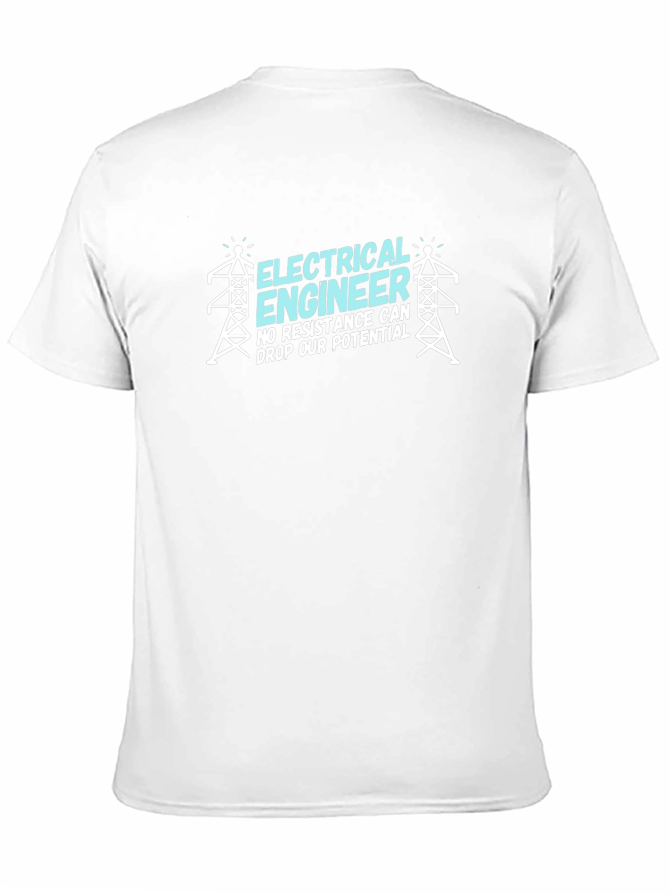 Black Electrical Engineer Humor Tee - Potential T-Shirt view 11