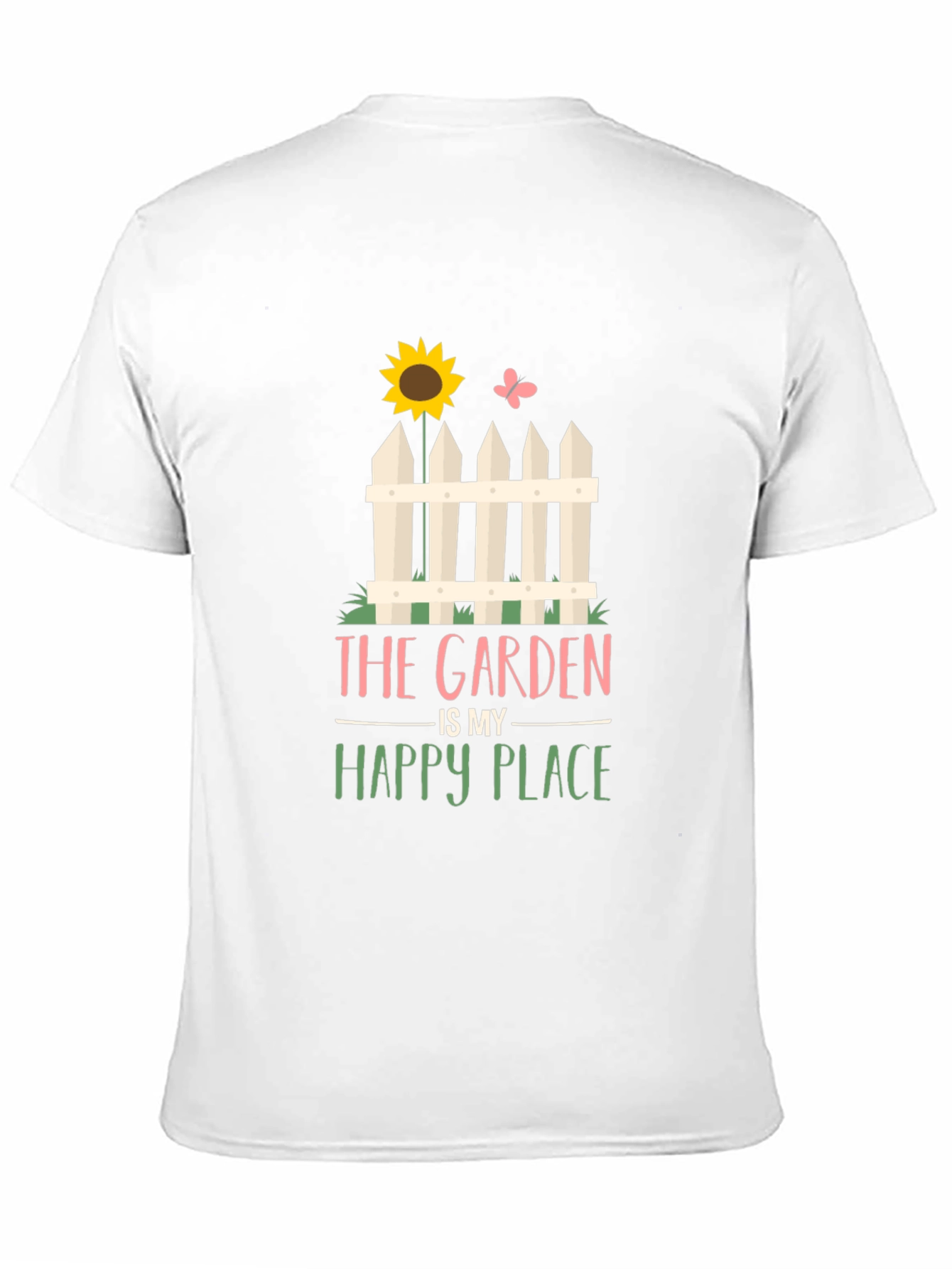 Black The Garden is My Happy Place T-Shirt - Gardening Tee view 11