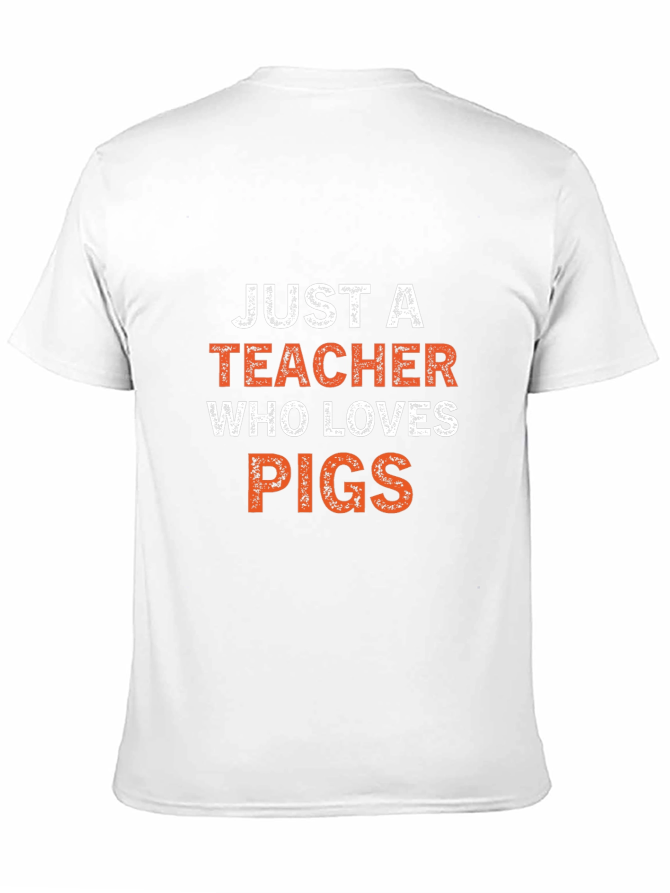 Black Teacher Loves Pigs Graphic Tee view 11