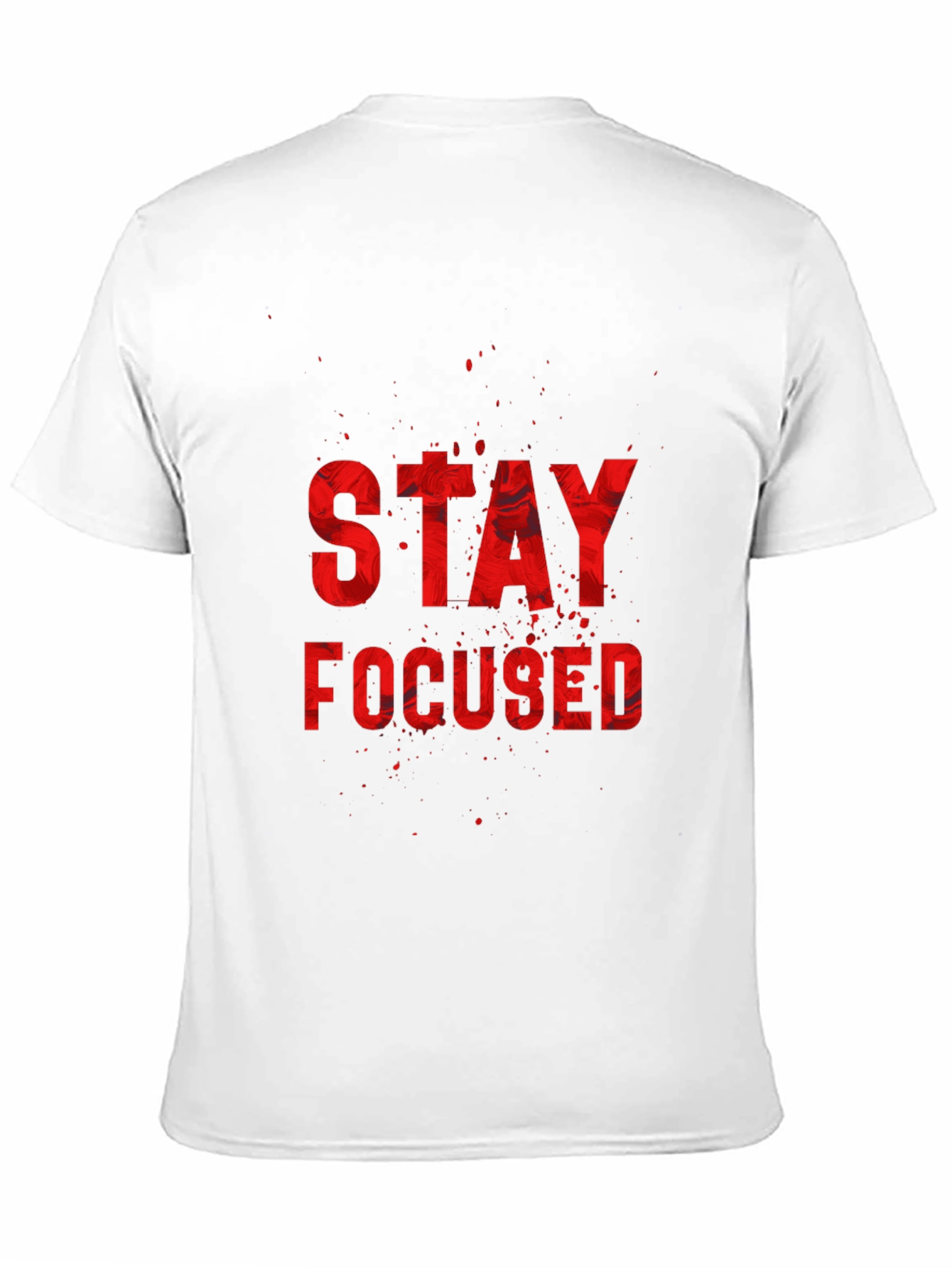 Black Stay Focused Graphic T-Shirt view 11