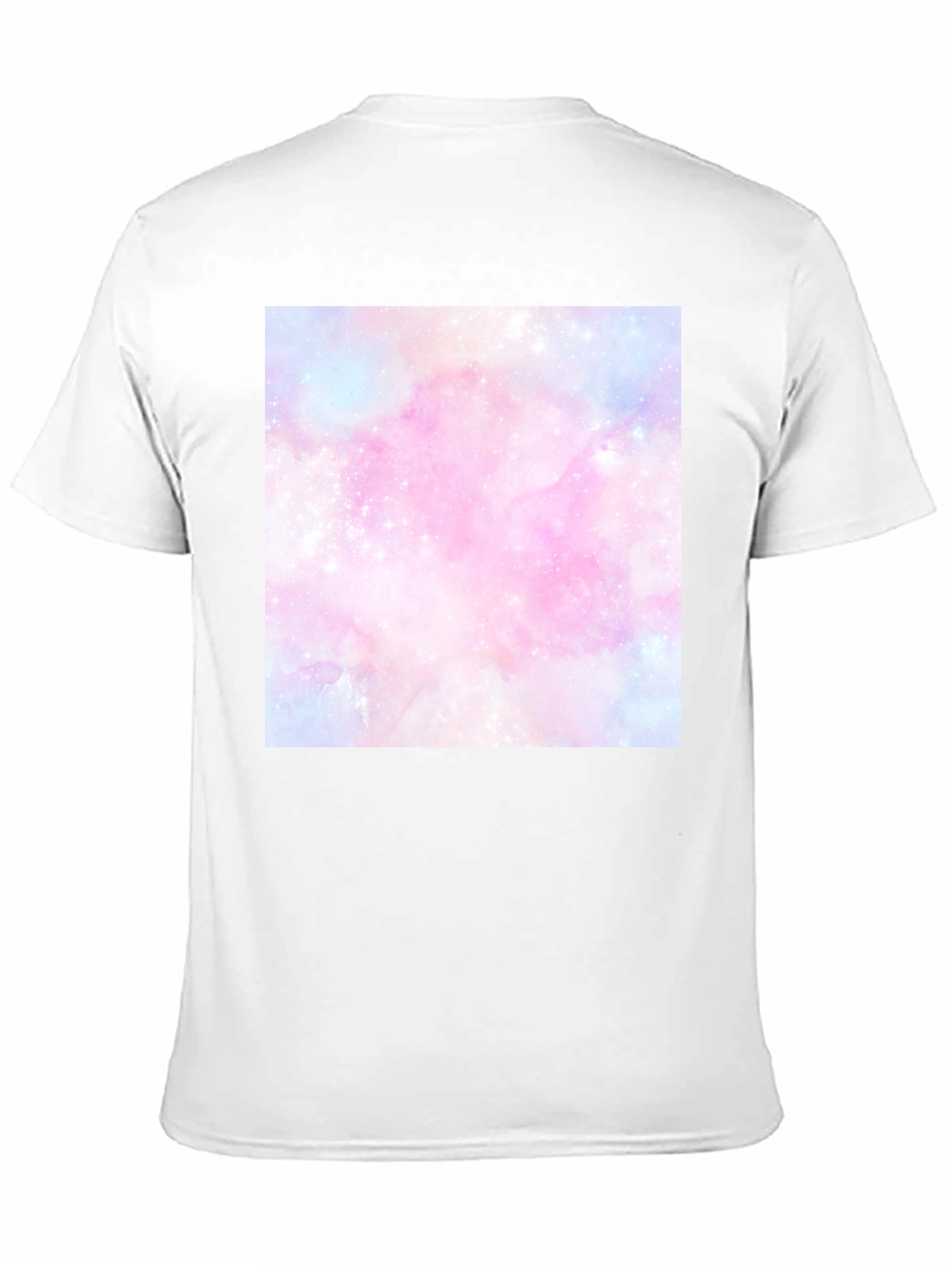Black Galaxy Print Black T-Shirt view 11