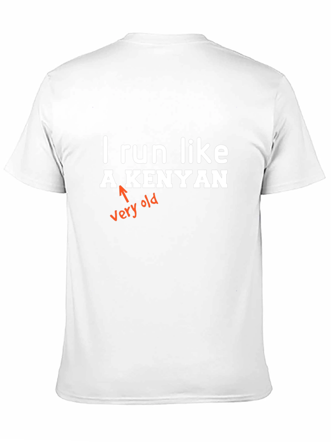 Black Funny I Run Like A Kenyan Graphic Tee view 11