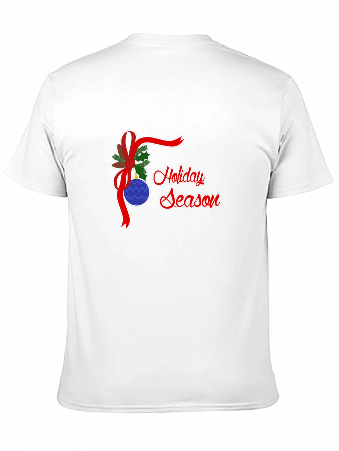 Black Holiday Season Graphic T-Shirt - Festive Style view 11