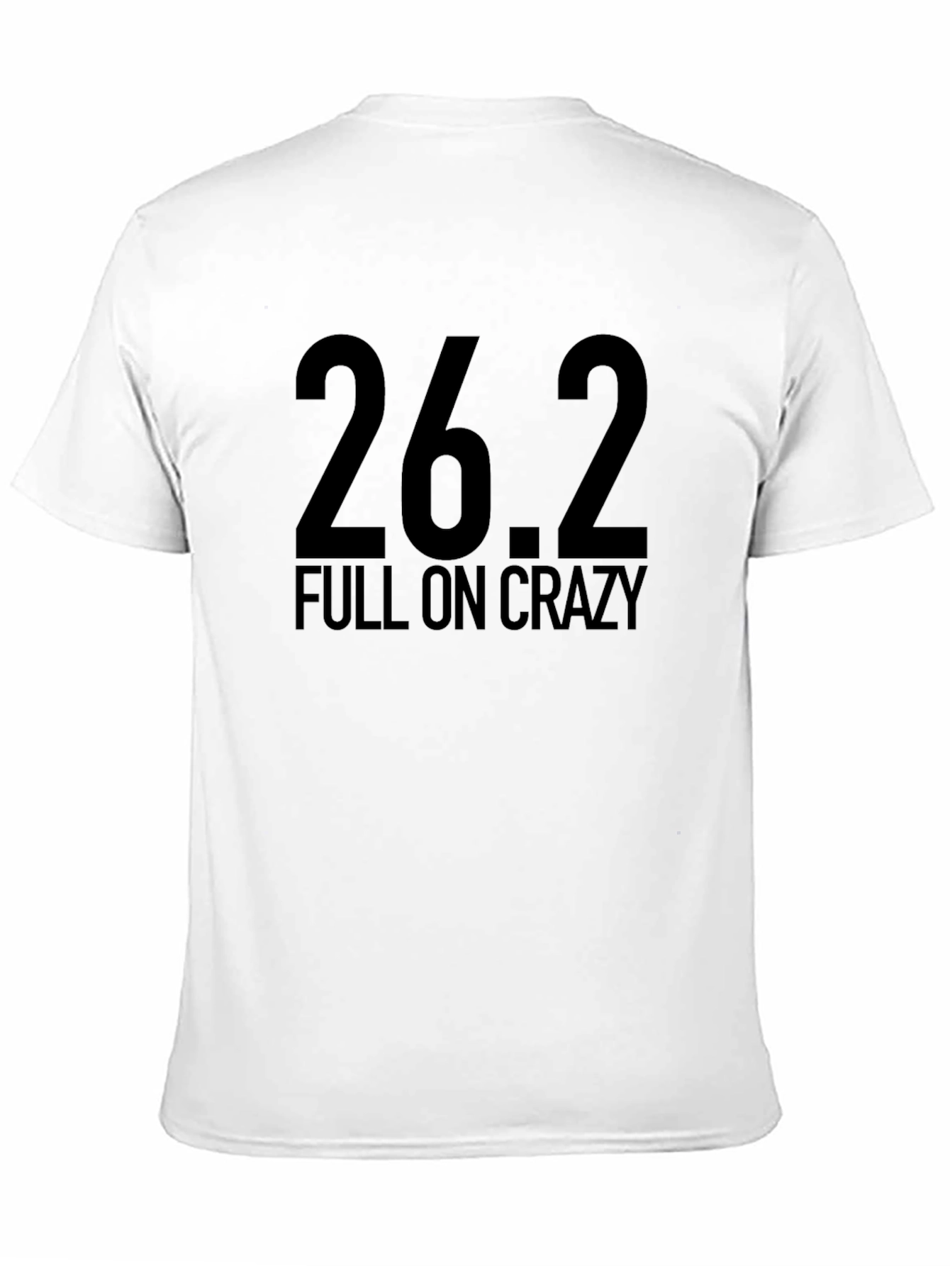 Black 26.2 Full On Crazy Black Graphic Tee view 11