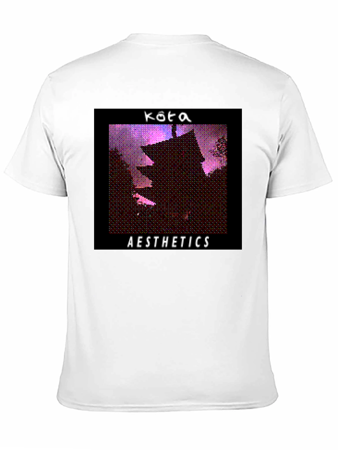 Black Kota Aesthetics Black T-Shirt view 11