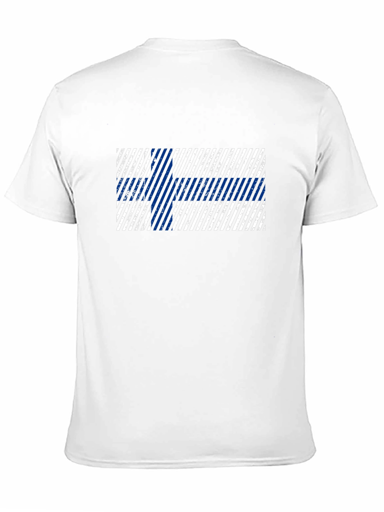 Finland Flag Distressed Graphic T-Shirt - 11