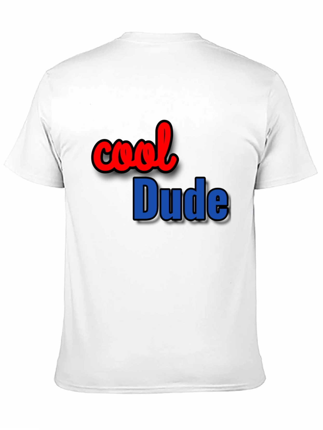 Black Cool Dude Black T-Shirt Casual Wear view 11