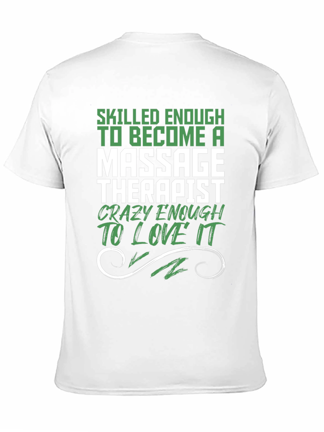 Black Skilled Massage Therapist T-Shirt Funny Job Gift view 11