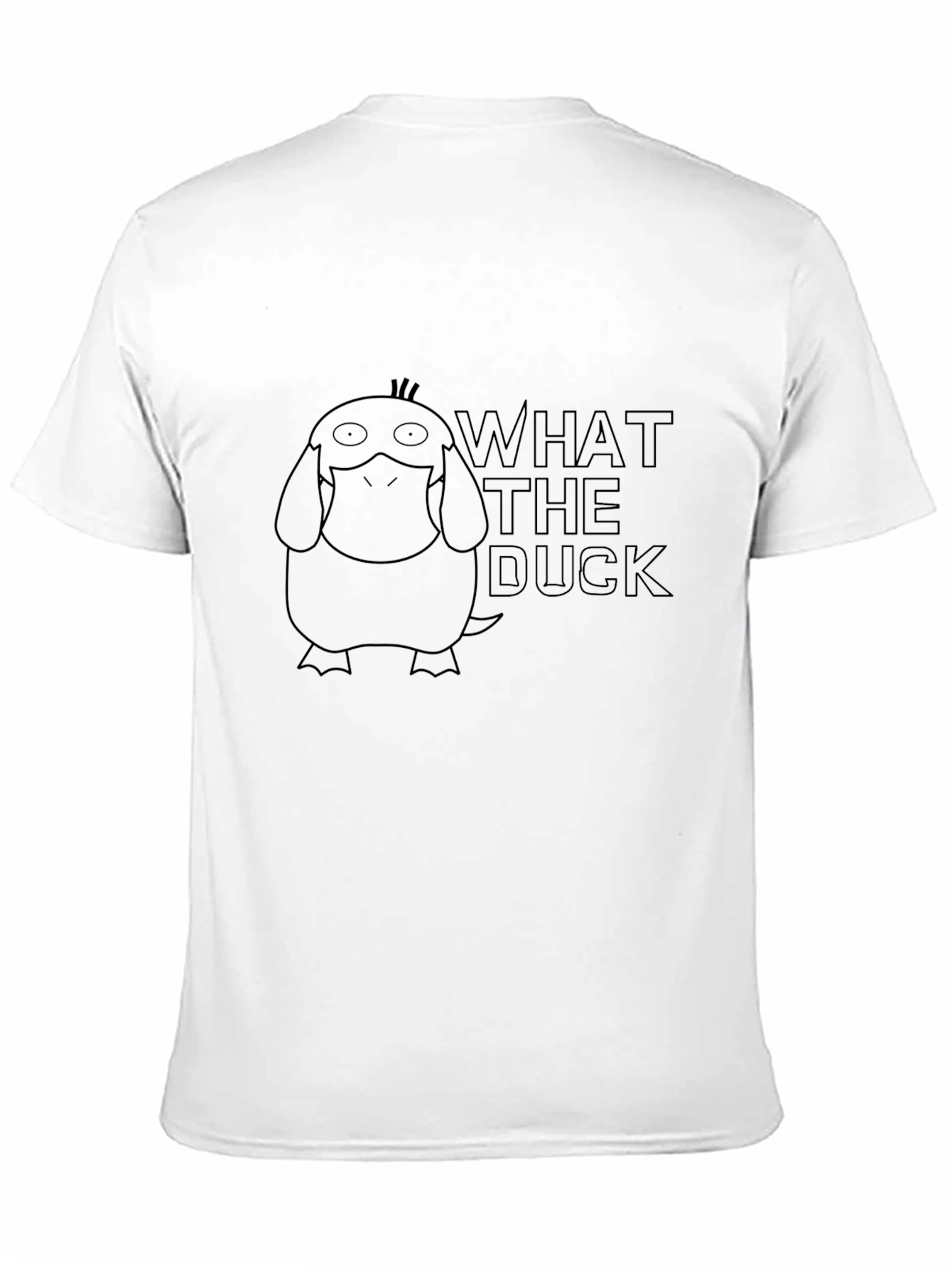 Black What The Duck T-Shirt - Black view 11