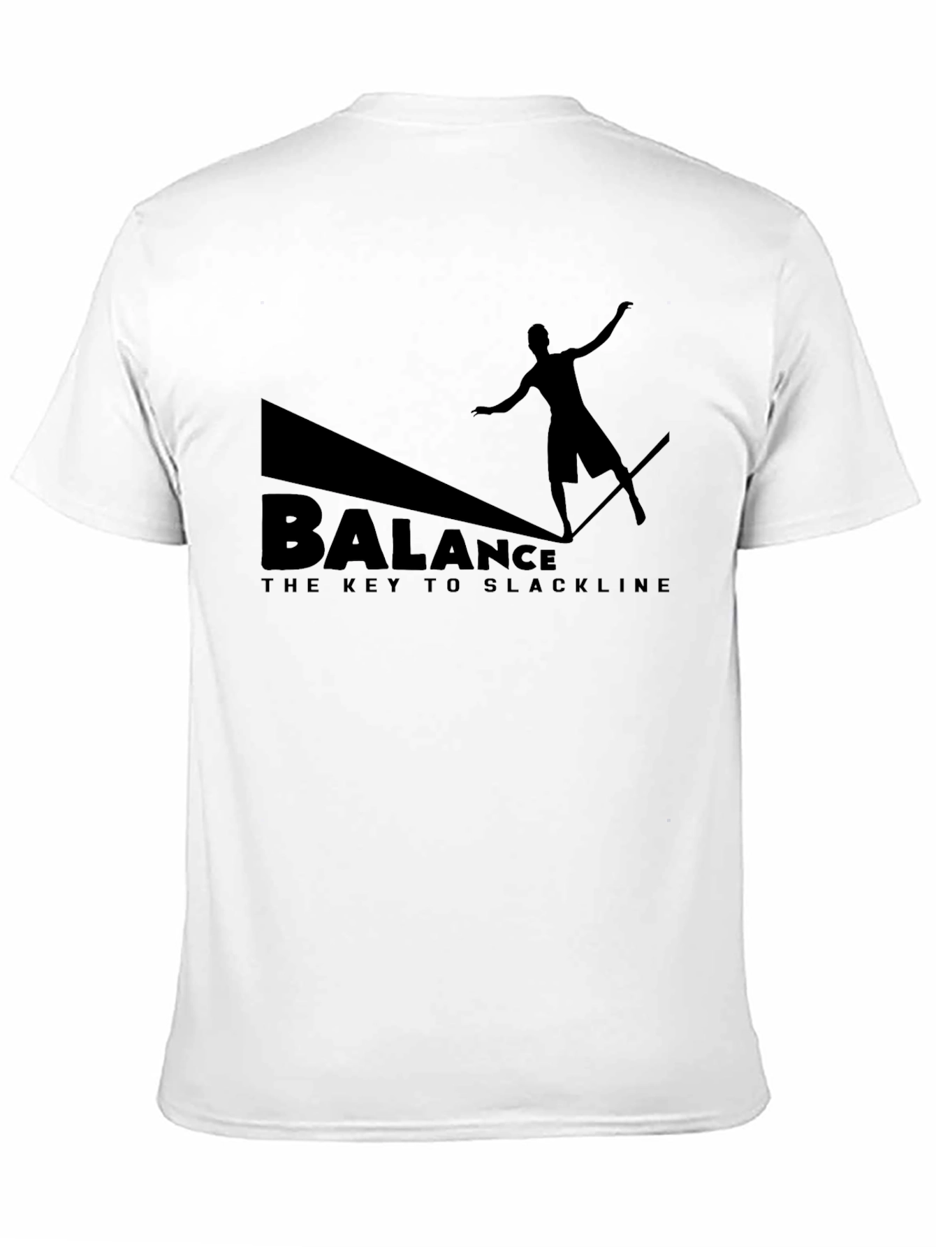 Black Balance Slackline Graphic Tee - Black view 11