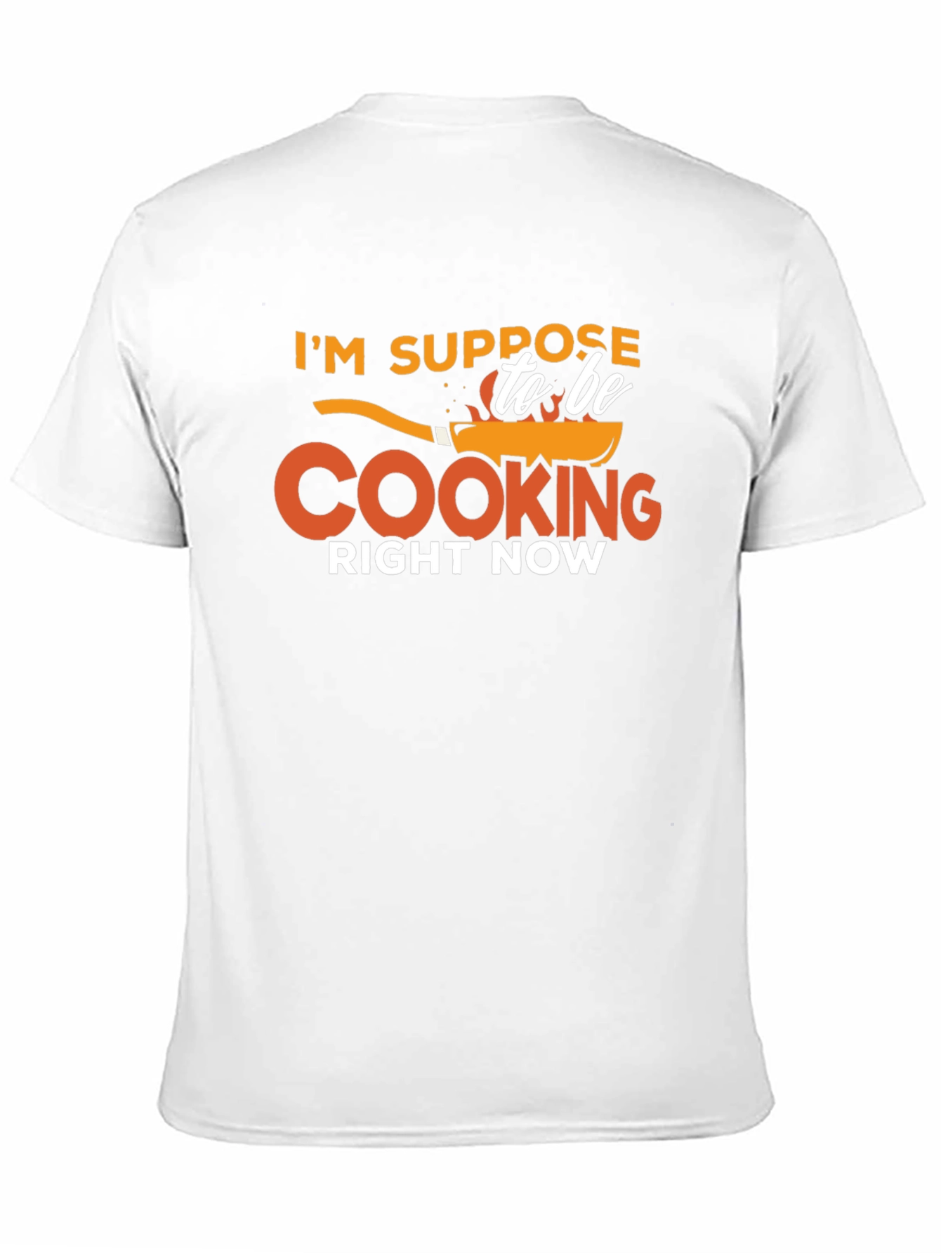Black Funny Cooking T-Shirt - I'm Suppose to be Cooking Right Now view 11