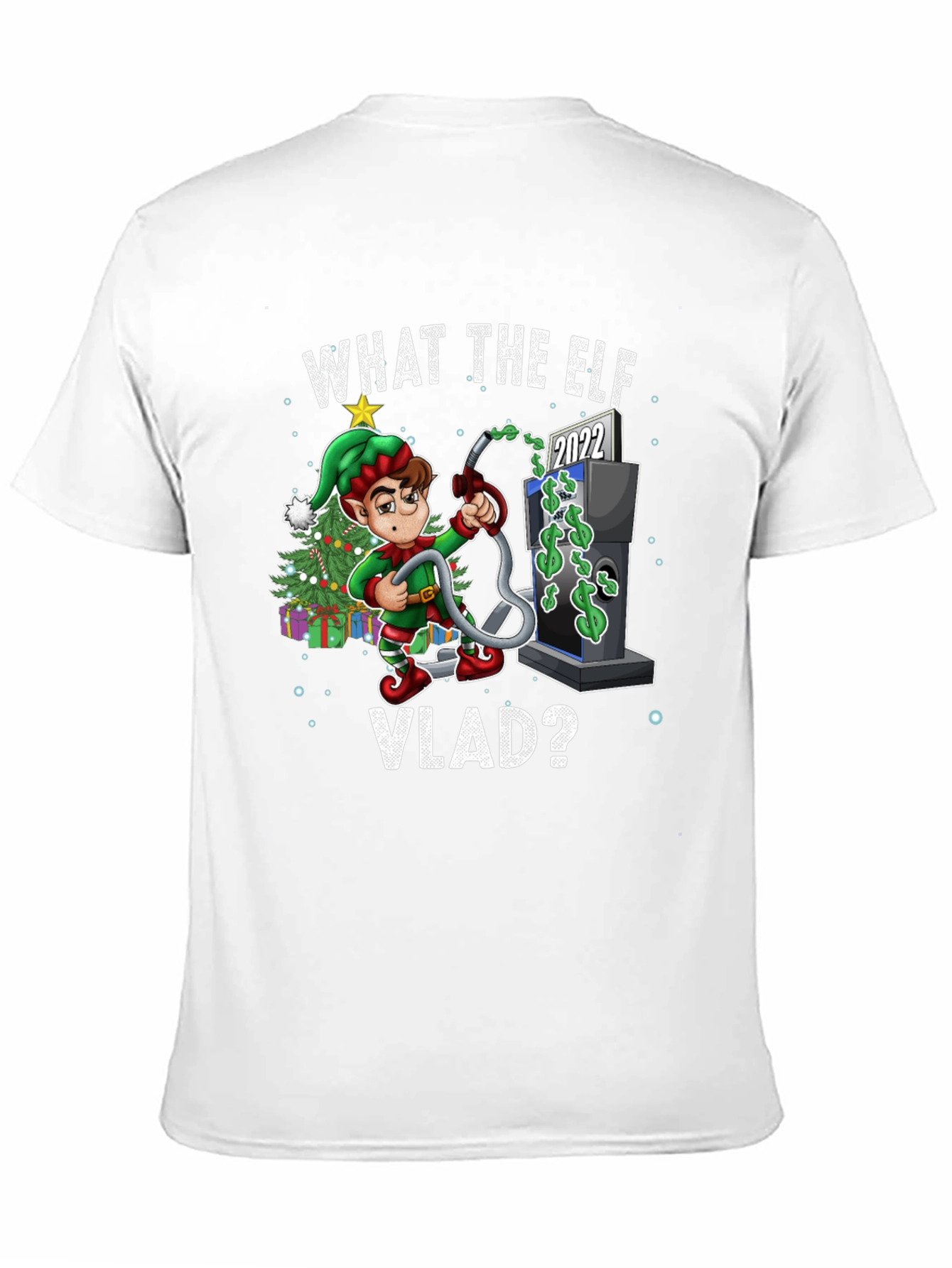 Black What the Elf VLAD T-Shirt view 11