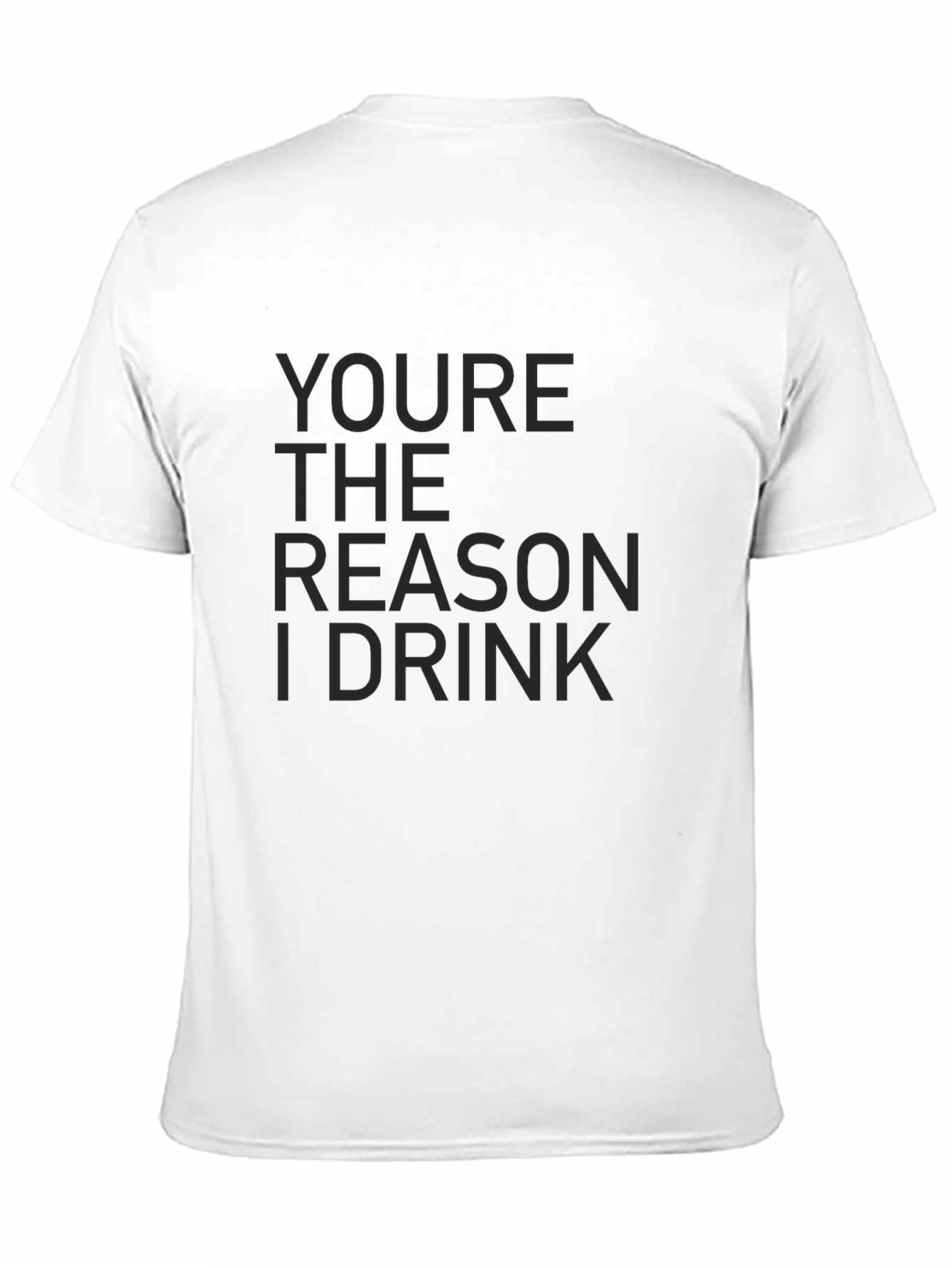 Black You're The Reason I Drink Graphic Tee view 11