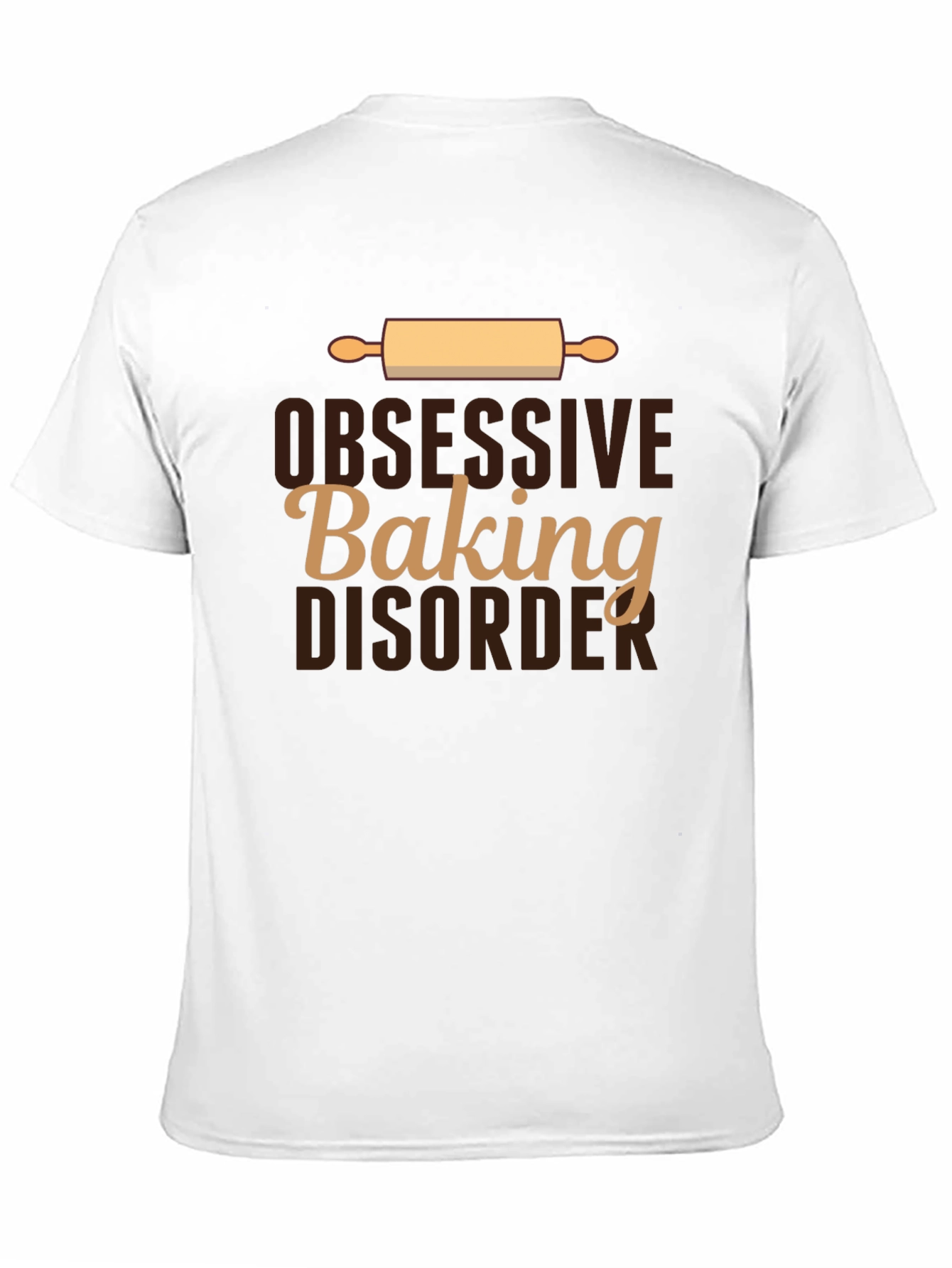 Black Obsessive Baking Disorder T-Shirt view 11