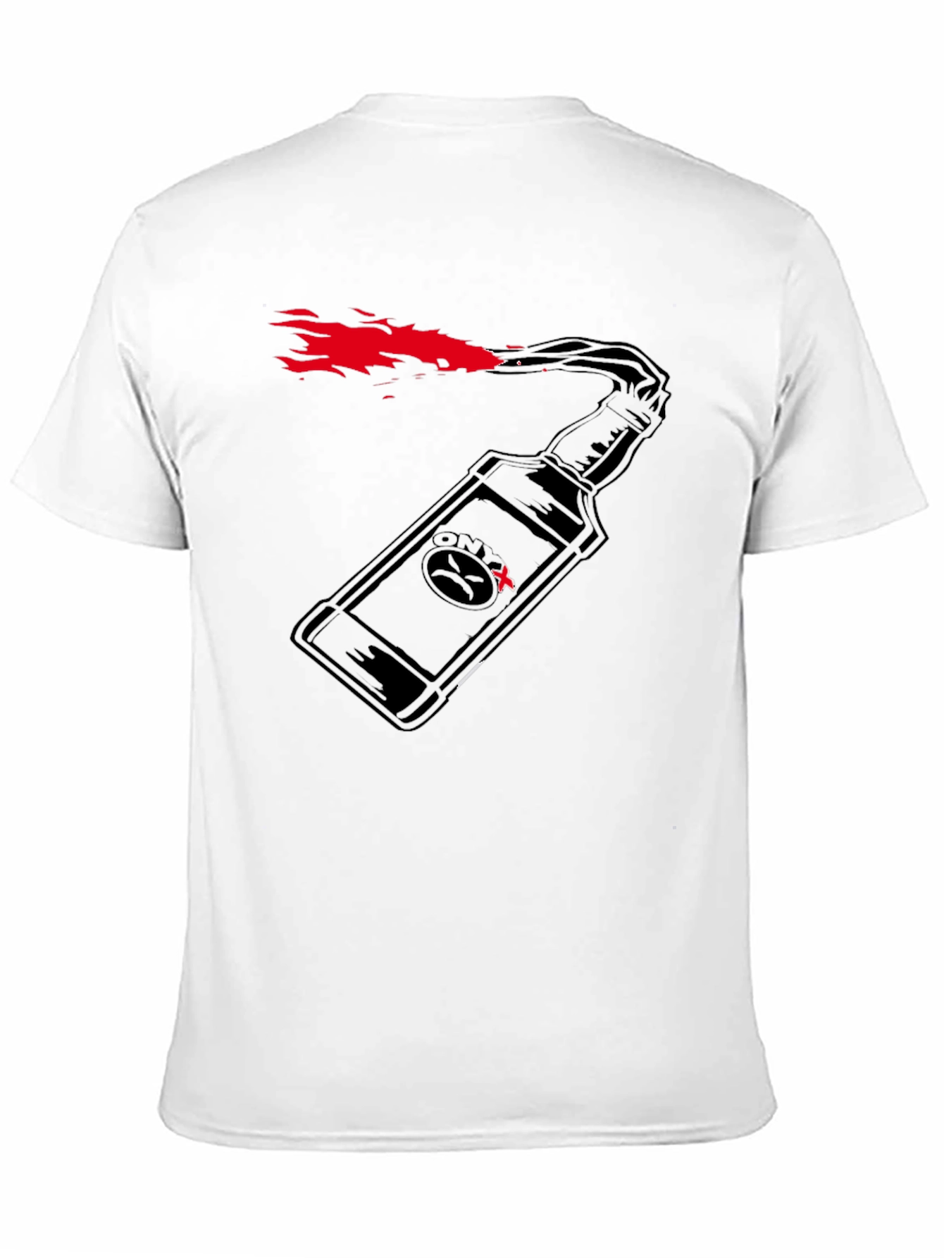 Black Molotov Cocktail Graphic T-Shirt - Black view 11