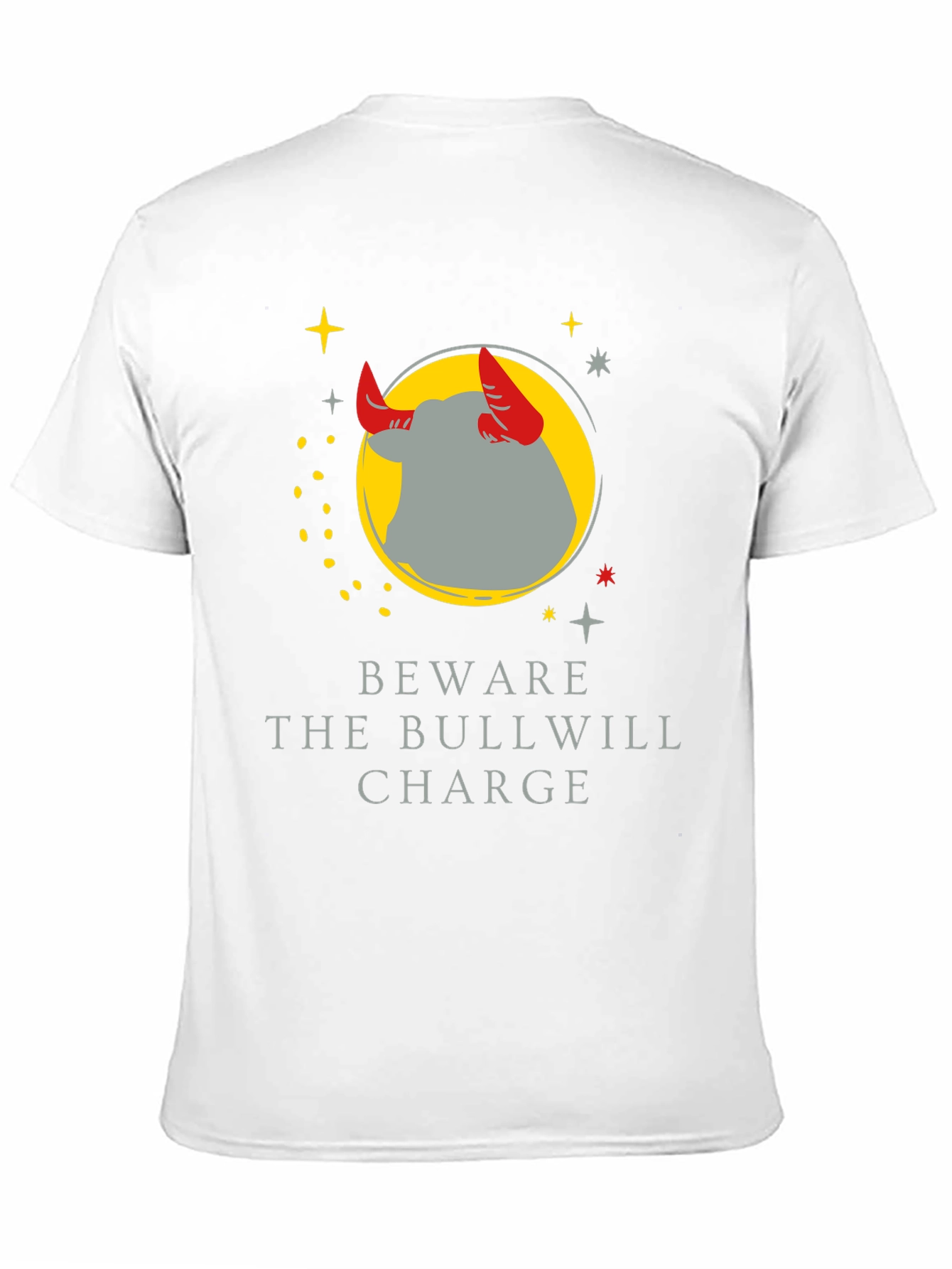 Black Beware the Bullwill Charge Graphic Tee view 11