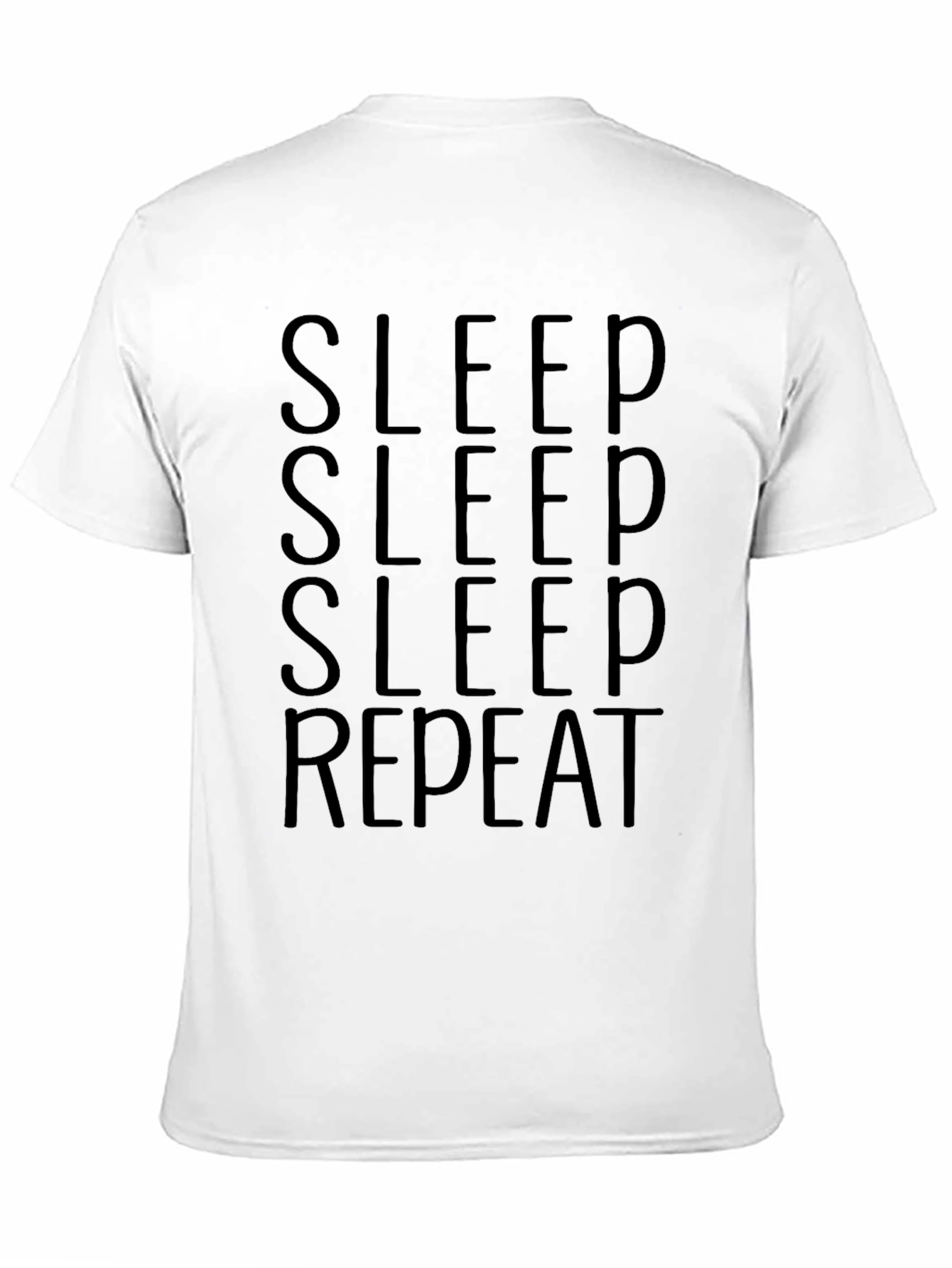 Black Sleep Repeat Black Graphic Tee view 11